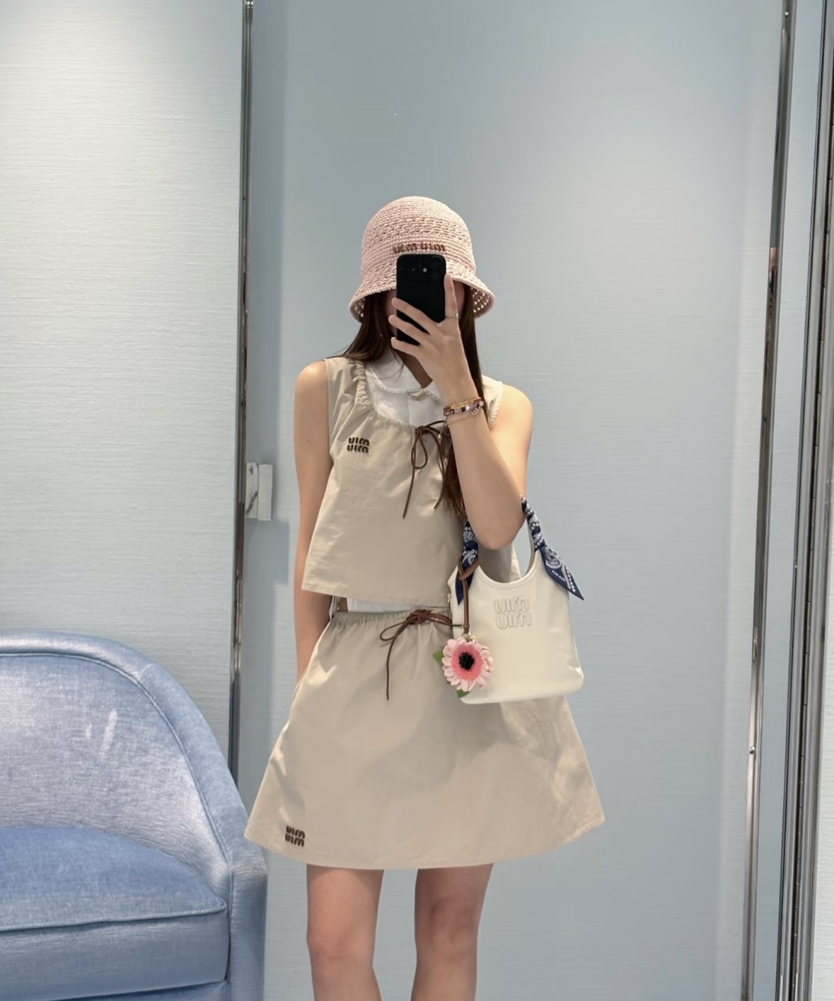 미우미우 여성 스커트 101290 Miu Miu Skirt