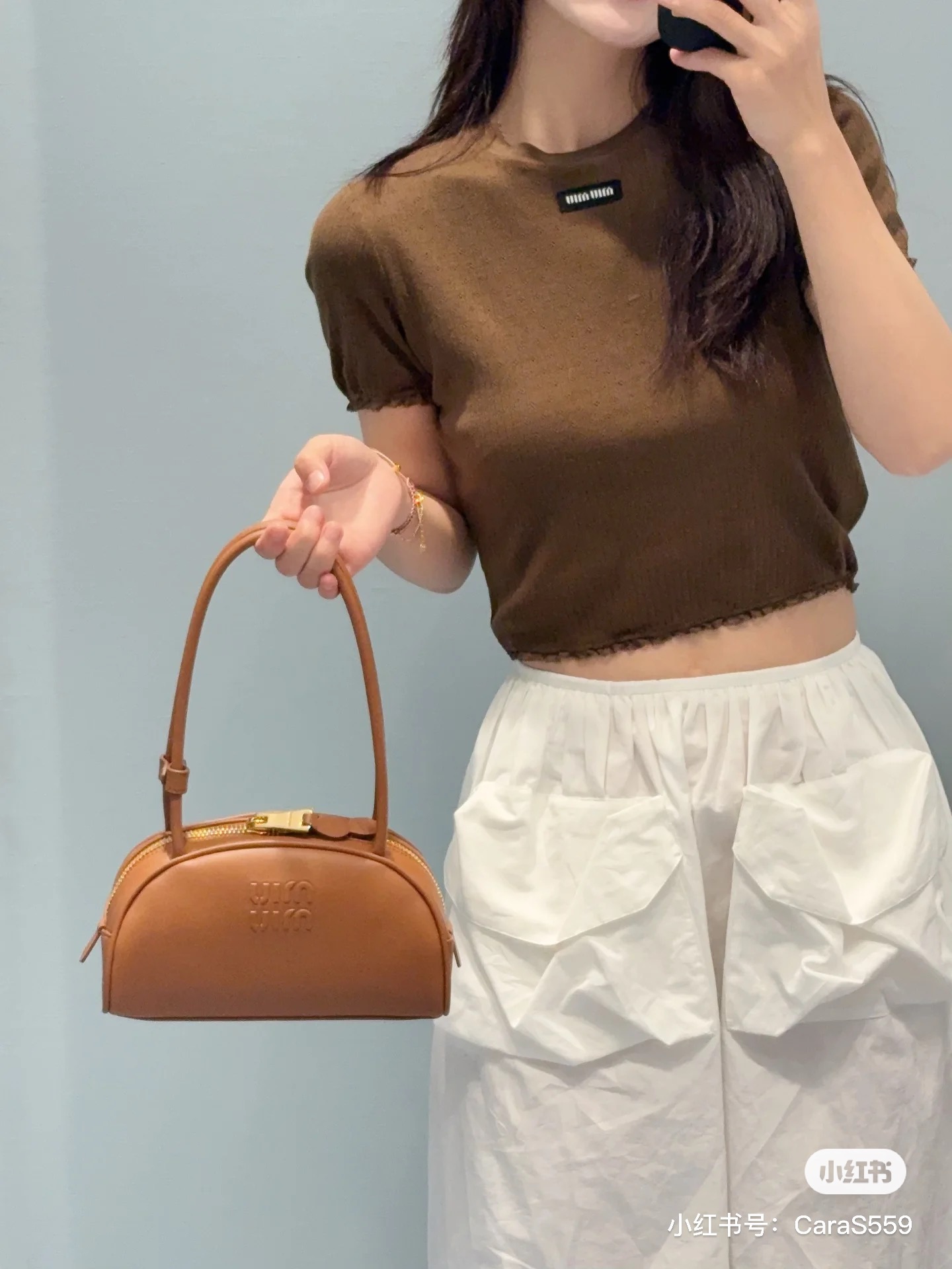 미우미우 여성 반팔 SS 52358