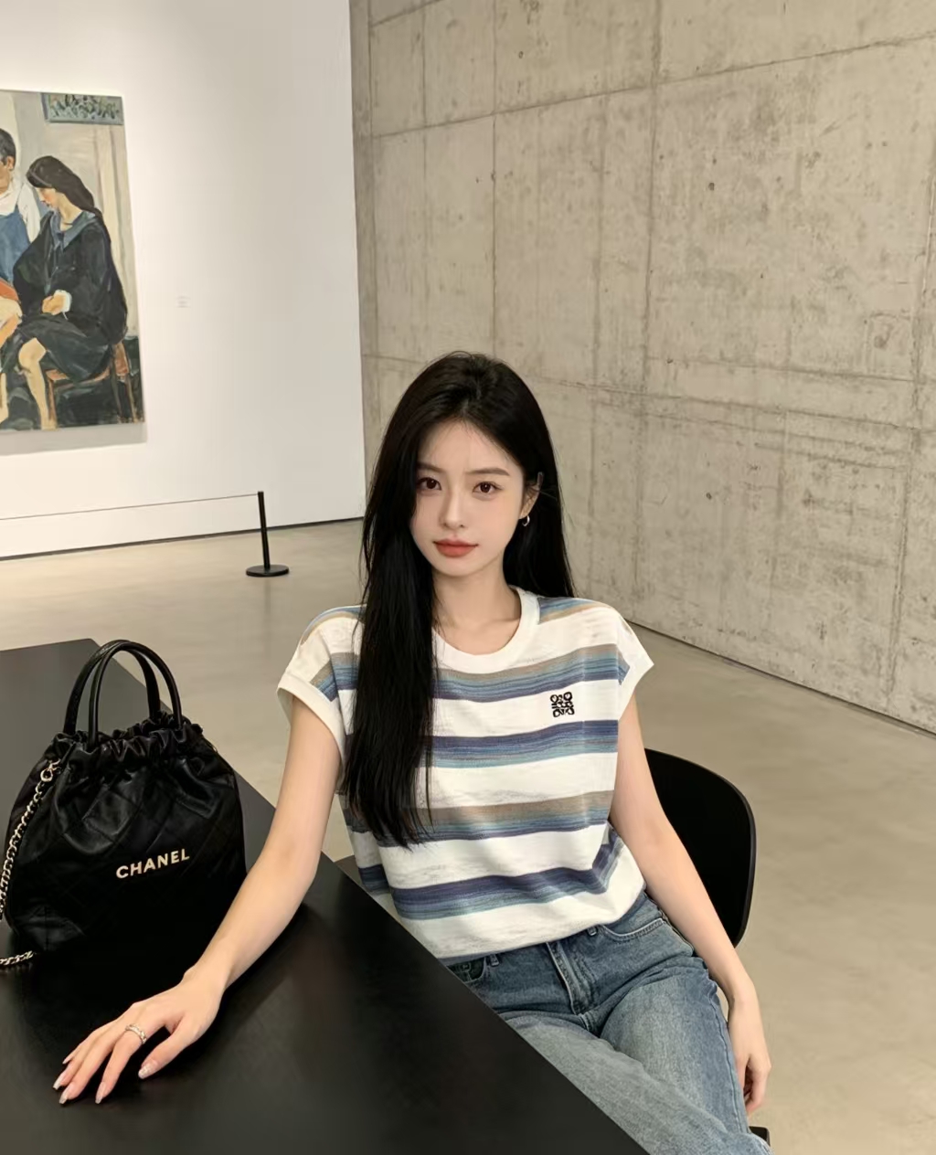 로에베 여성 반팔 96889 Loewe T Shirt