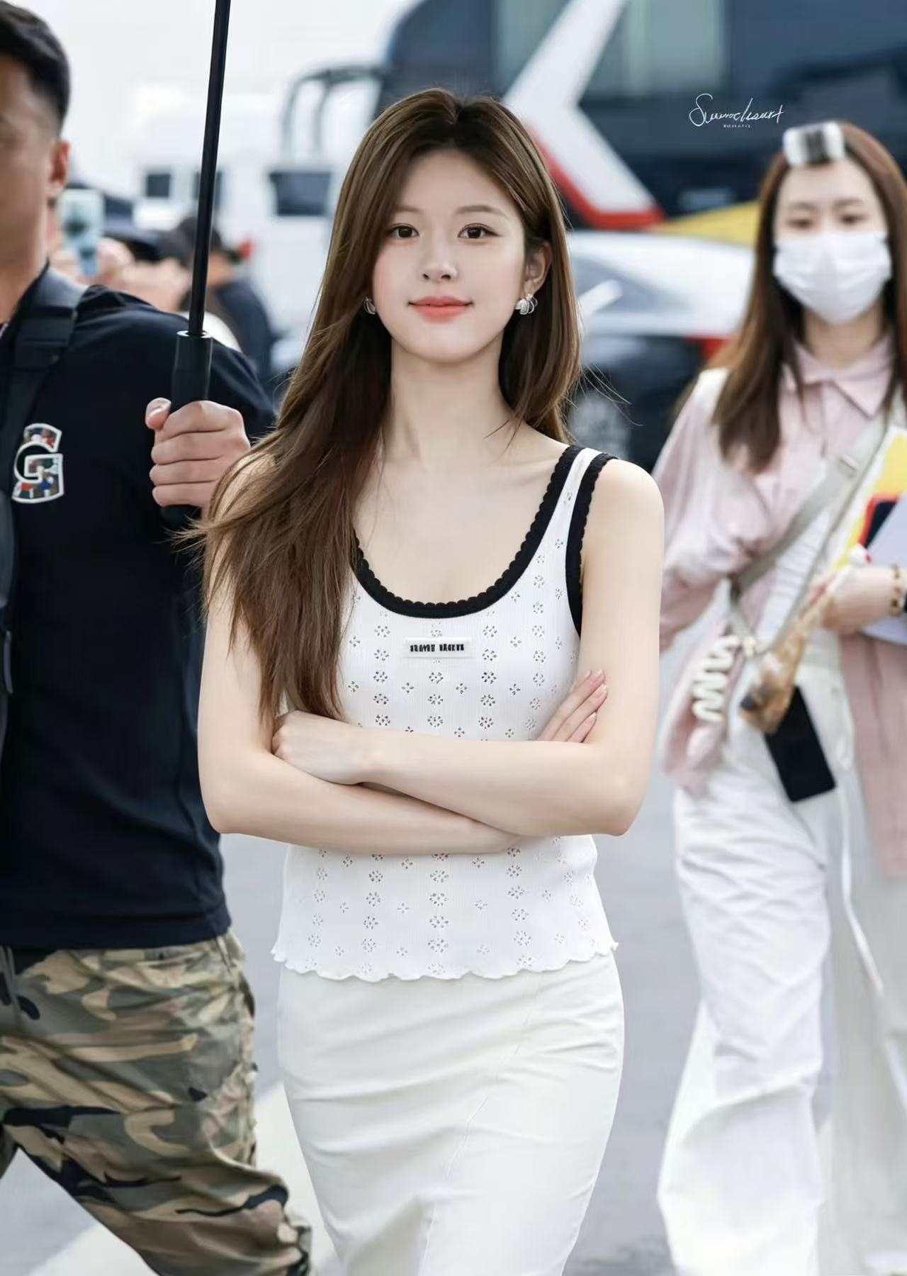 미우미우 여성 반팔 101200 Miu Miu T Shirt