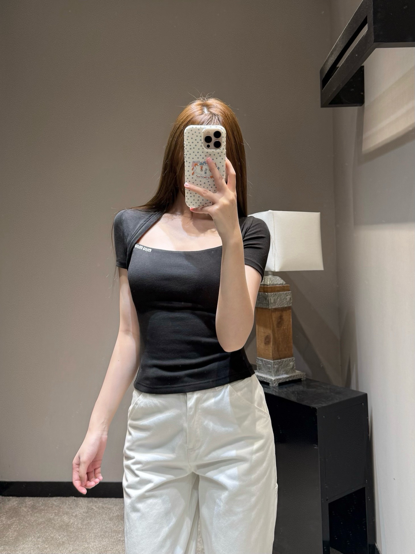 미우미우 여성 반팔 97685 Miu Miu T Shirt
