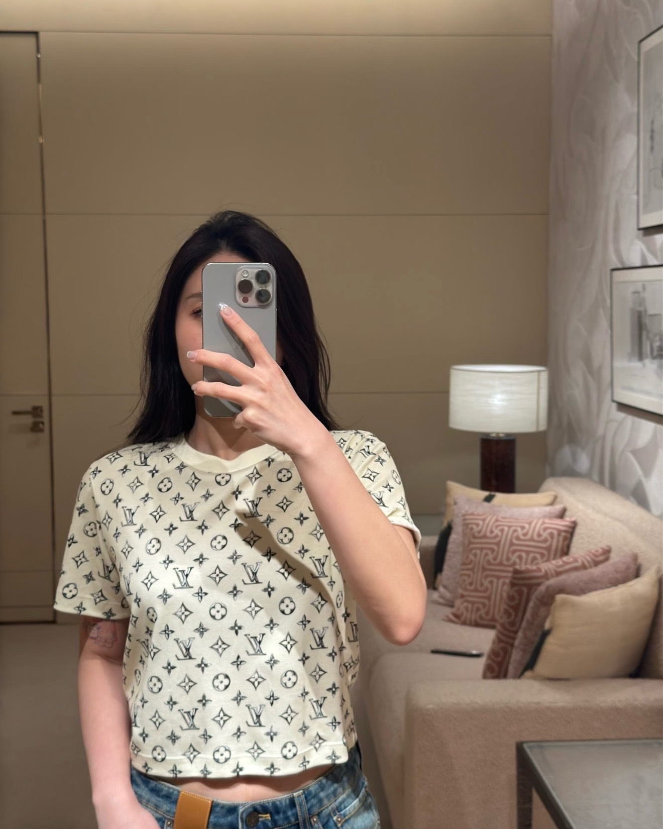 루이비통 여성 반팔 117106 Louis Vuitton T Shirt