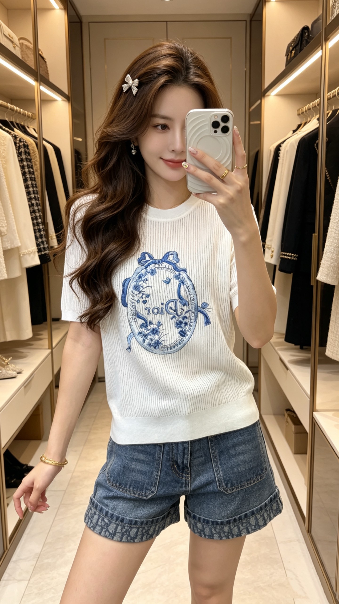 디올 여성 반팔 117091 Dior T Shirt