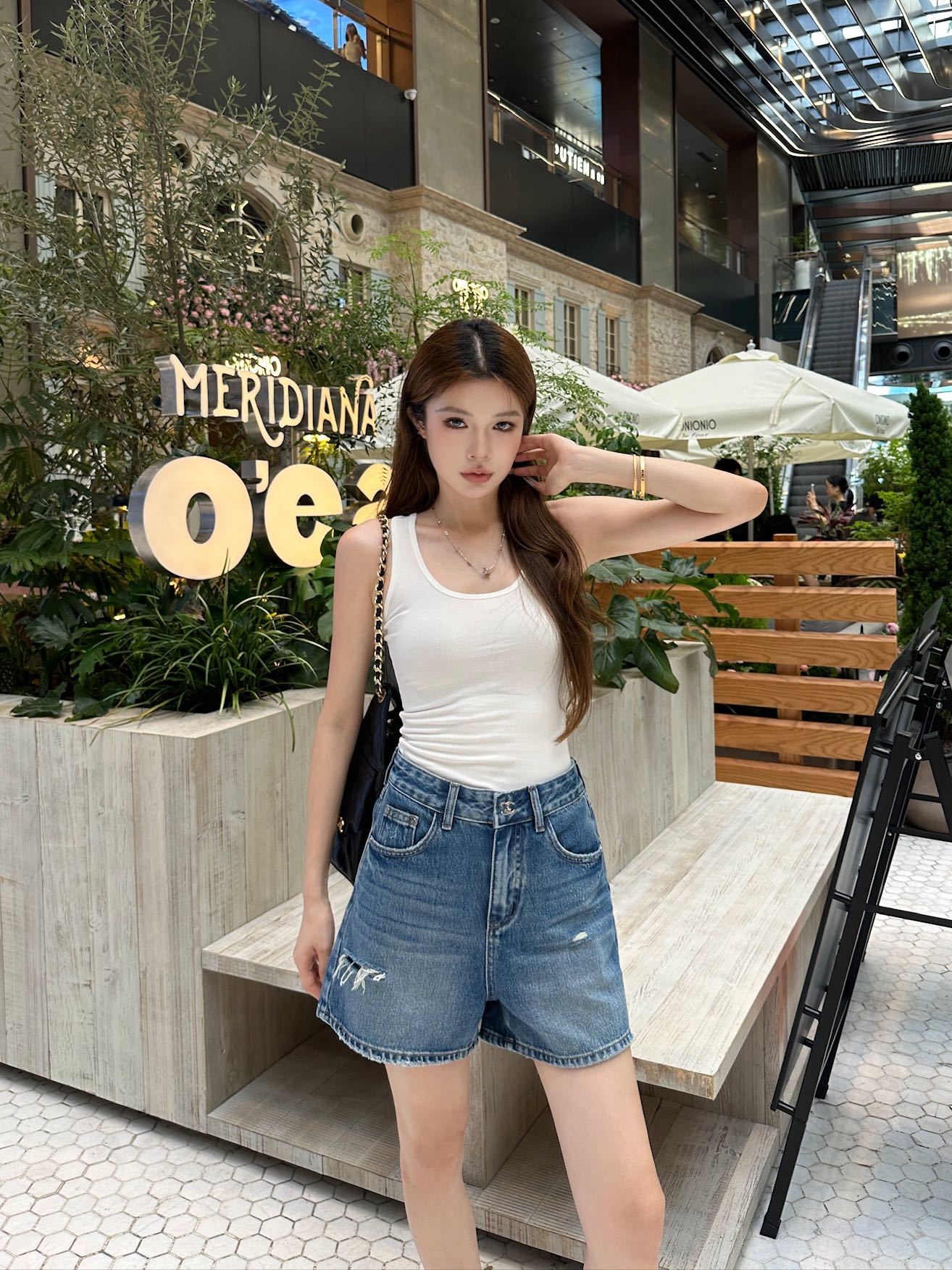 샤넬 여성 데님 반바지 2026 SS