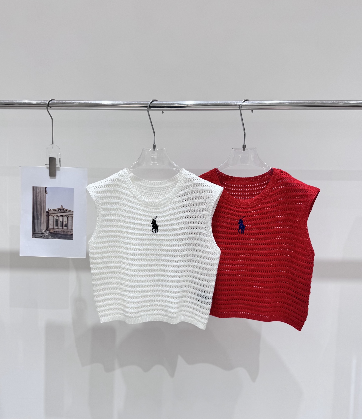 NO:758918,Actual pictures of new models-Ralph Laure*Ralph Laure* embroidered mesh short sleeves, loro piana, T-shirt,19860909实拍图新款-Ralph Laure*拉夫小马标刺绣网面短袖,,loro piana,T-shirt,,Women's clothing