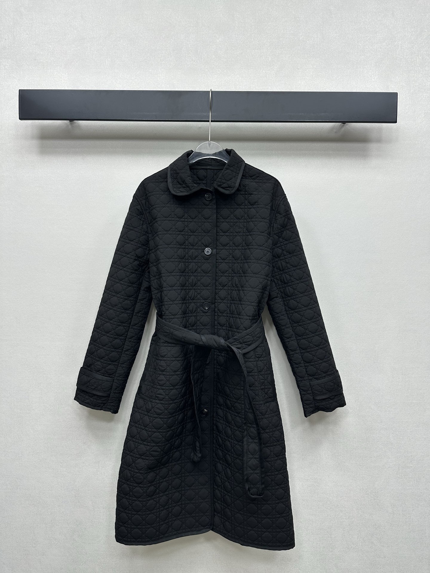 Dark Collared Long Coat