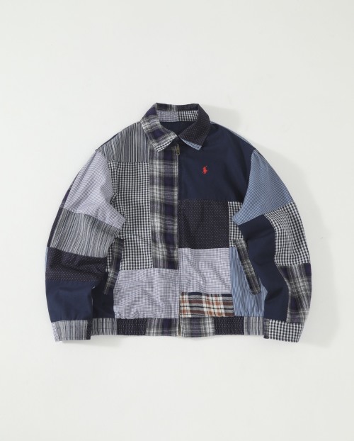 Polo Ralph Lauren Patchwork Jacket,Unique Design, Double-Sided Wear,Show Collection 1 Polo Ralph Lauren Patchwork Jacket,Unique Design, Double-Sided Wear,Show Collection