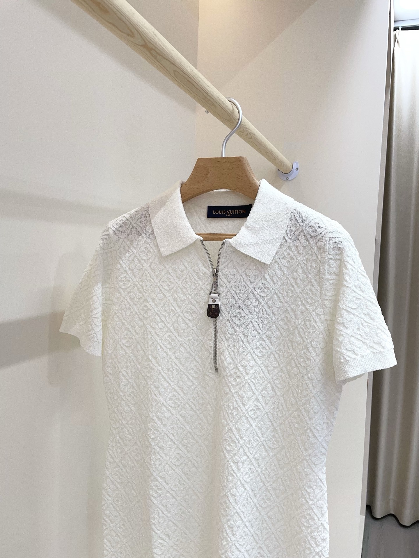 Louis Vuitton Women Jacquard Polo Dress, Short Sleeve Knitwear 6 i1751275625873 2891 0 5