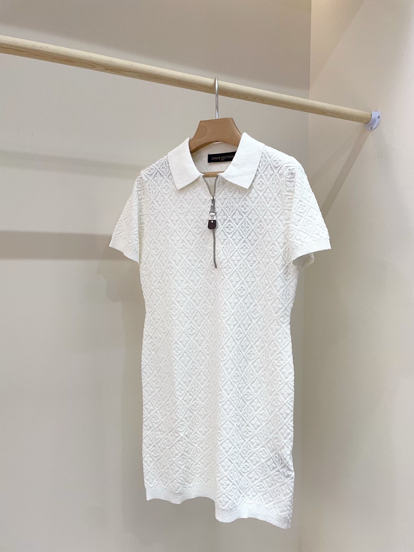 Louis Vuitton Women Jacquard Polo Dress, Short Sleeve Knitwear 2 i1751275629017 4468 0 1