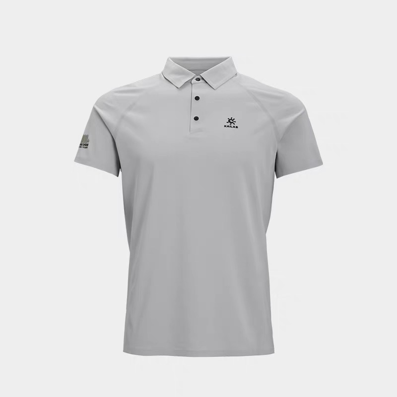 Kailas Men's Moisture-Wicking Quick-Dry Short Sleeve Polo Shirt - Gray 4 o 1iredmg141nka1biltsb10ra1vci4p
