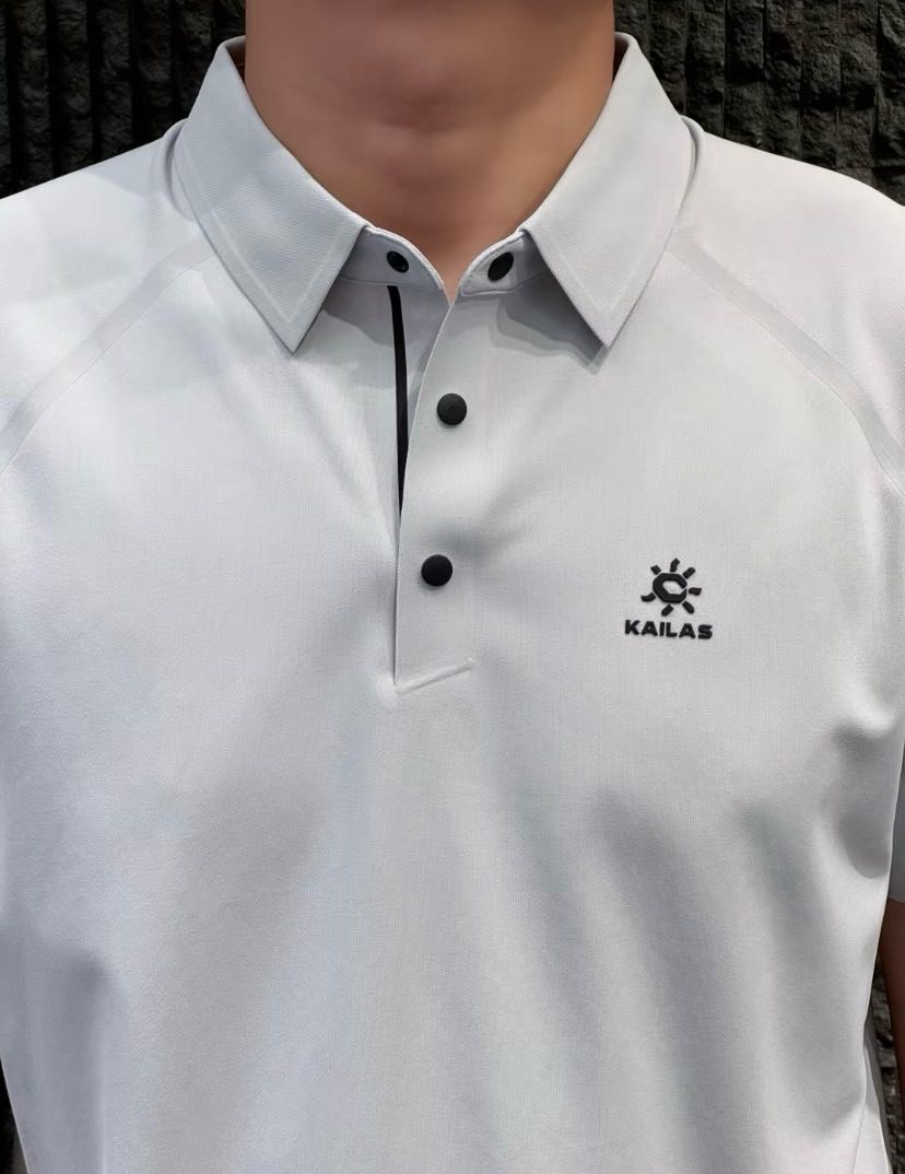 Kailas Men's Moisture-Wicking Quick-Dry Short Sleeve Polo Shirt - Gray 8 o 1iredmg161d7c3hg17g21c8oah4u