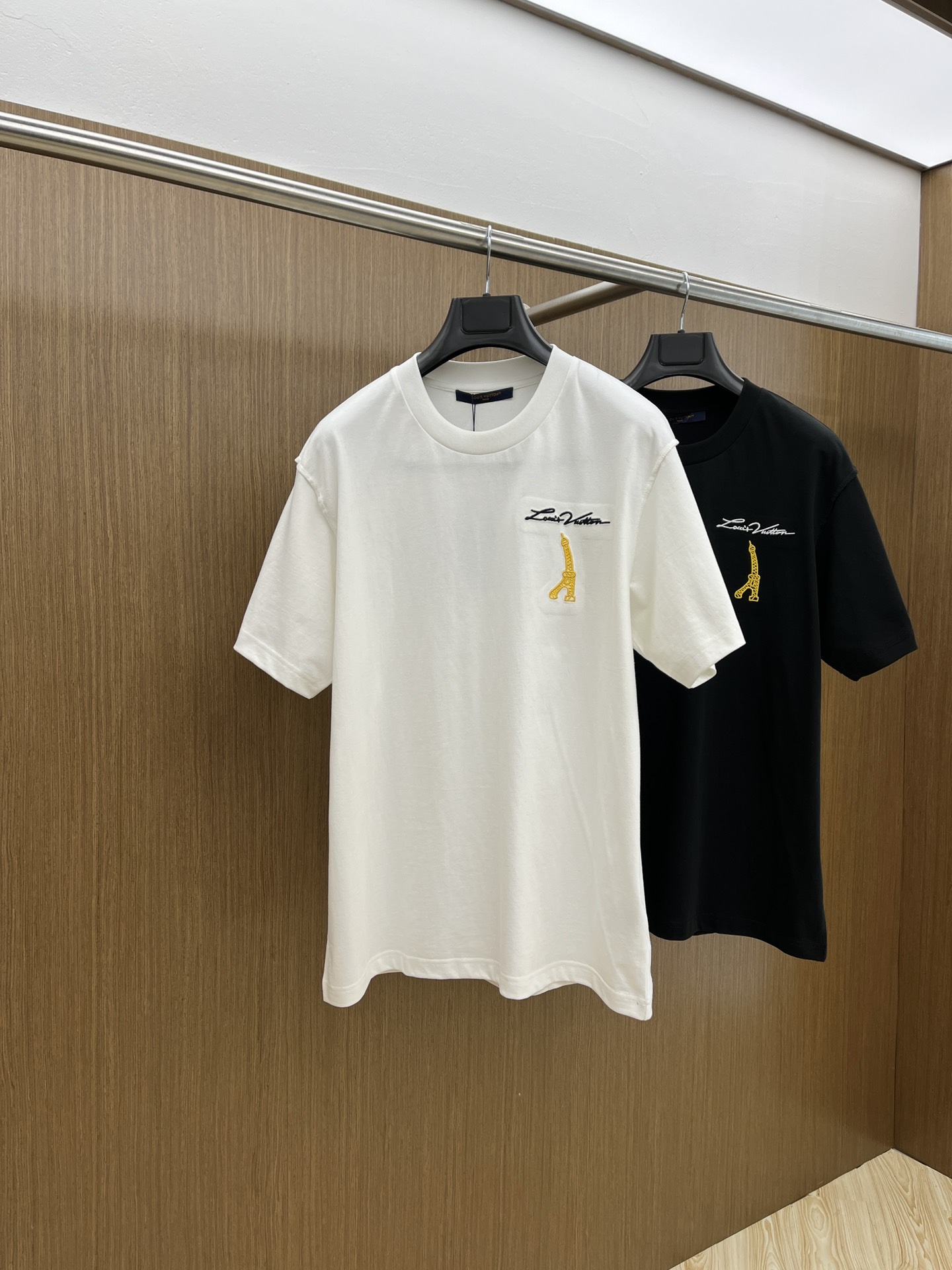 Louis Vuitton Clothing T-Shirt Cotton Spring Collection Fashion Short Sleeve