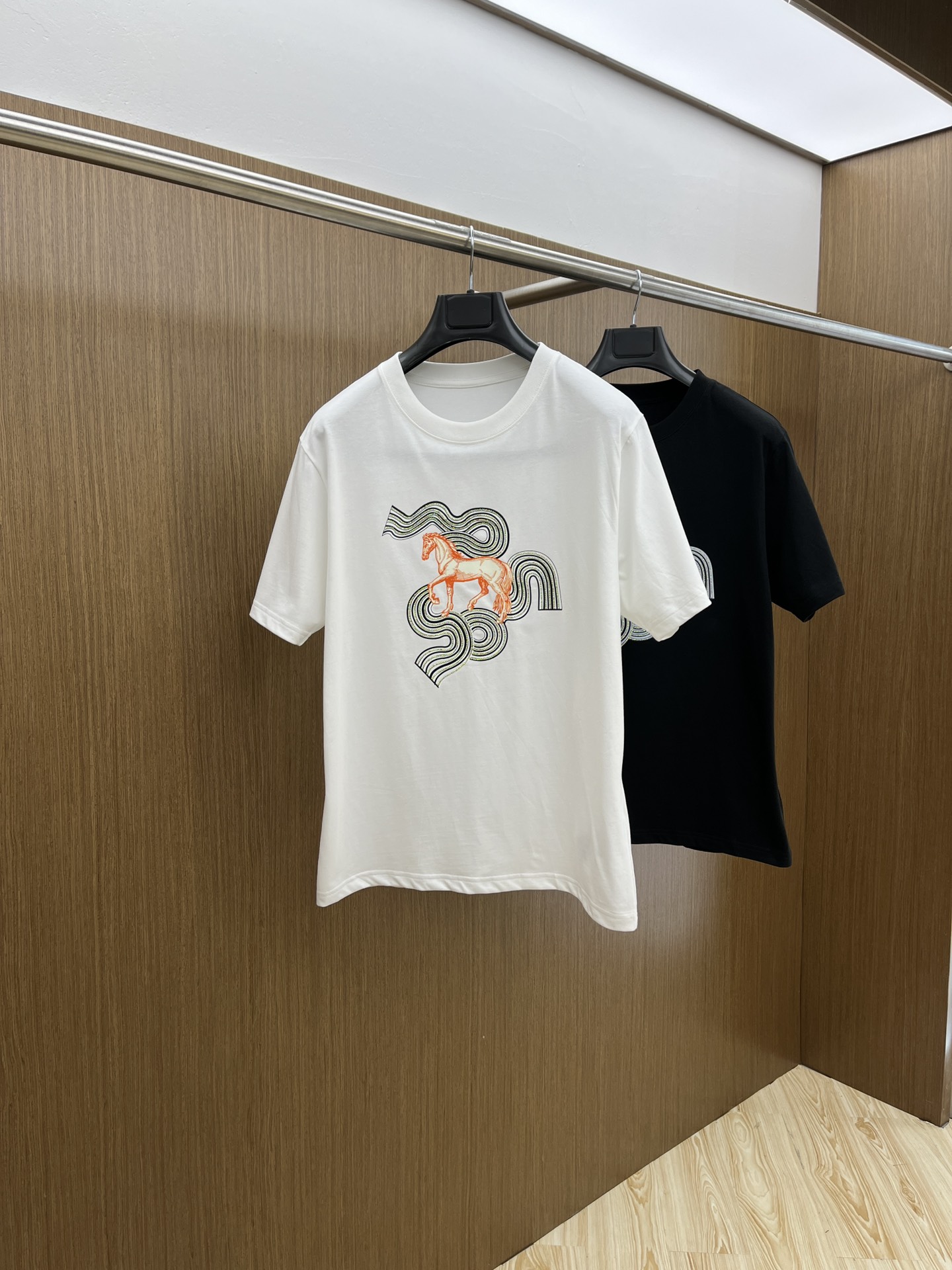 Hermes Clothing T-Shirt Cotton Spring/Summer Collection Fashion Short Sleeve