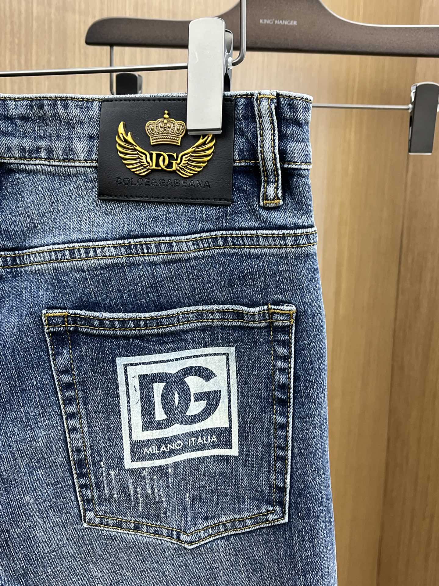 秋冬 DG 🔥🔥高端定制、25ss秋冬最新款原牛仔裤 柜台同步发售 原版定制复刻 客供五金辅料 原单品质