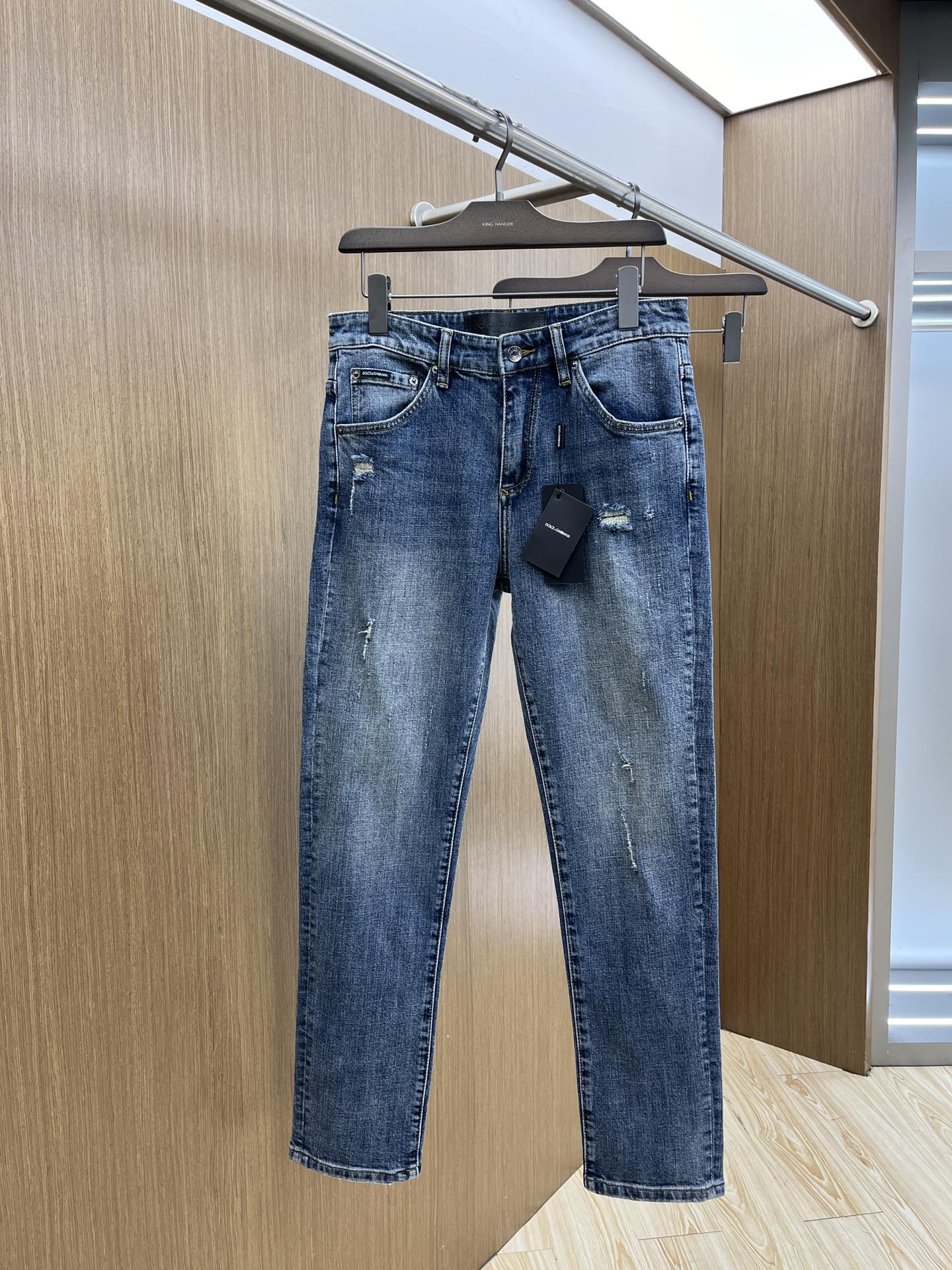 秋冬 DG 🔥🔥高端定制、25ss秋冬最新款原牛仔裤 柜台同步发售 原版定制复刻 客供五金辅料 原单品质