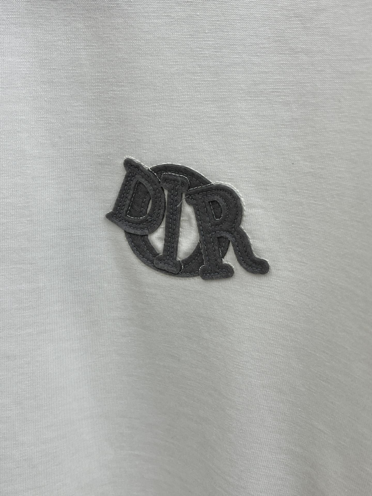 Dior Charm Cotton T-Shirt with Embroidered Logo - Limited Edition 6 i1740682345 5080 5