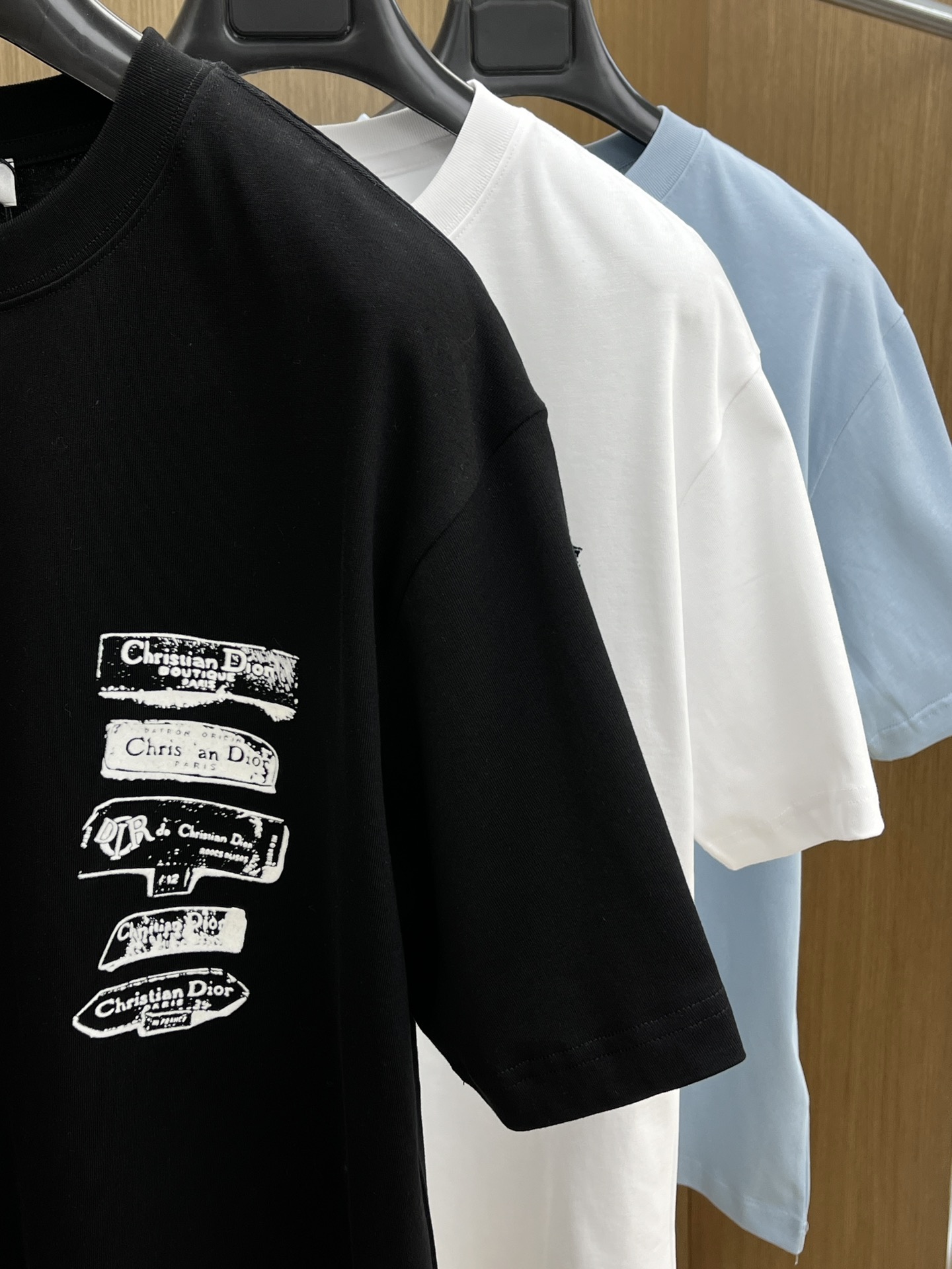 Dior Charm Embroidered Logo Cotton T-Shirt - Limited Edition 4 i1740682423 411 3