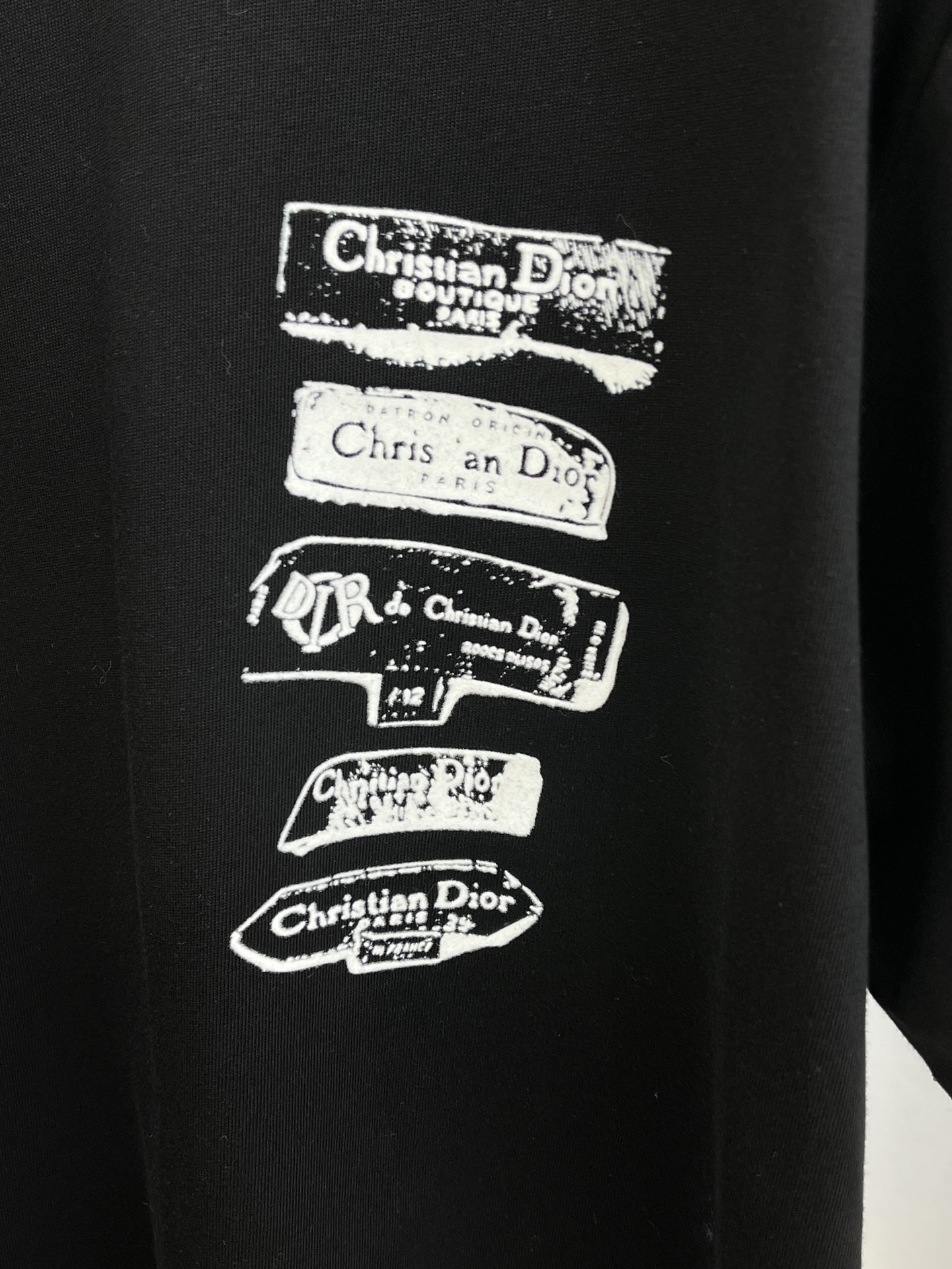 Dior Charm Embroidered Logo Cotton T-Shirt - Limited Edition 6 i1740682423 5566 2