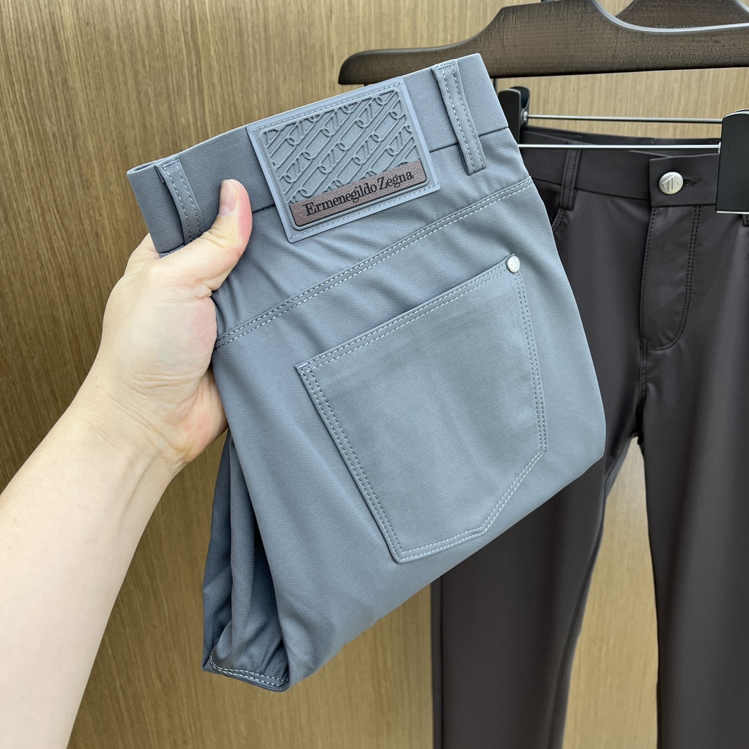 ZZ 🔥🔥高端定制、2025早春薄款最新款休闲裤 柜台同步发售 小脚版型，进口固色面料 原版定制复刻 