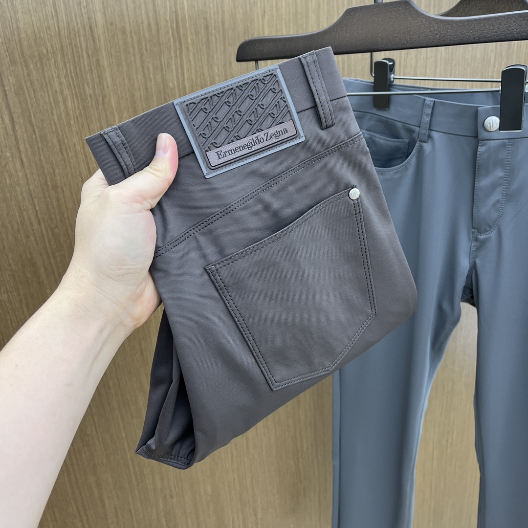  ZZ 🔥🔥高端定制、2025早春薄款最新款休闲裤 柜台同步发售 小脚版型，进口固色面料 原版定制复刻 