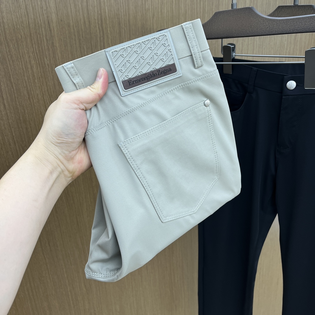  ZZ 🔥🔥高端定制、2025早春薄款最新款休闲裤 柜台同步发售 小脚版型，进口固色面料 原版定制复刻 