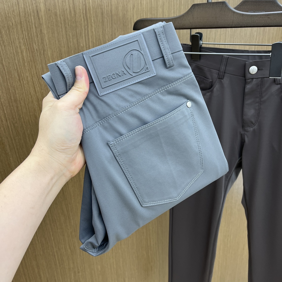  ZZ 🔥🔥高端定制、2025早春薄款最新款休闲裤 柜台同步发售 小脚版型，进口固色面料 原版定制复刻 