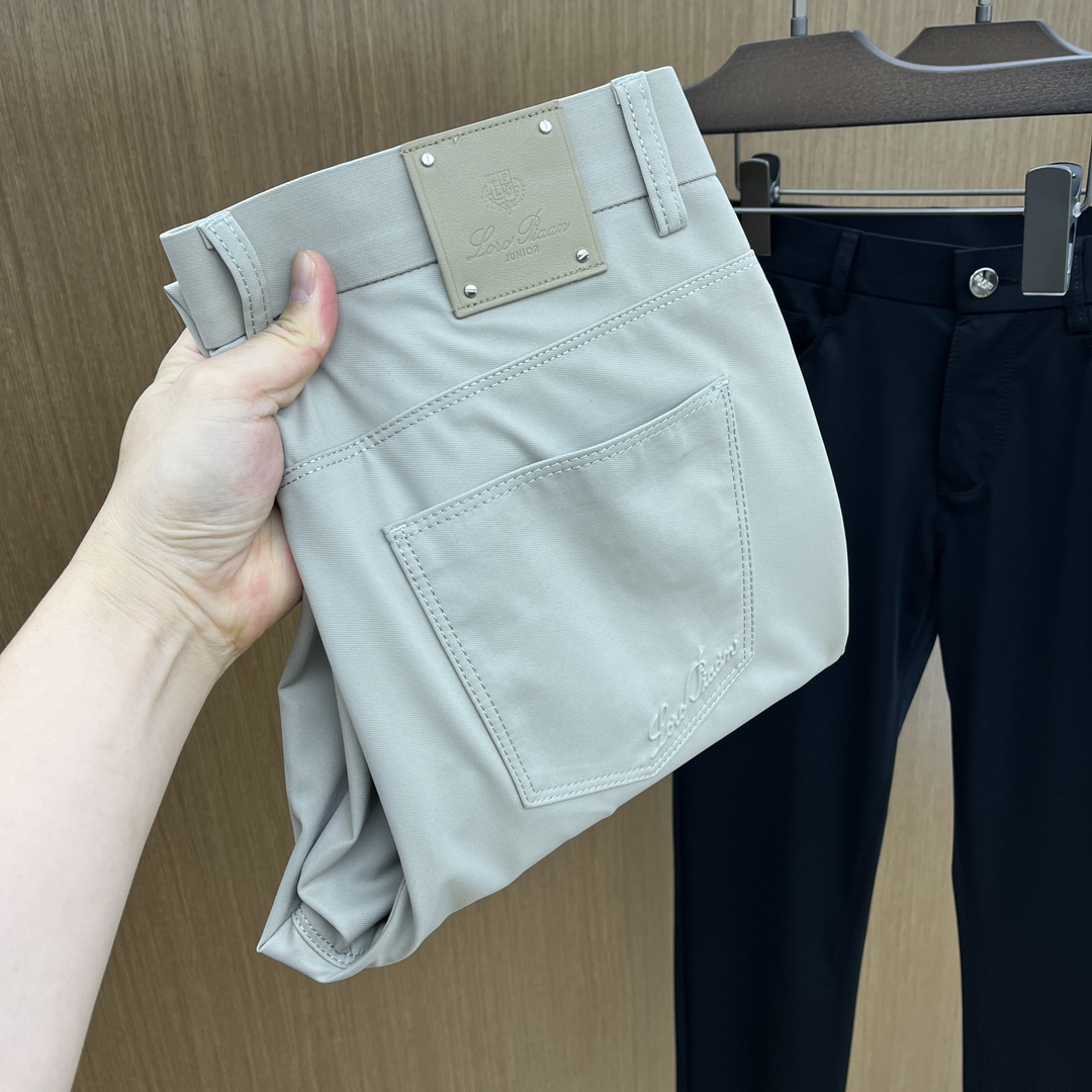 NO:148209,LP high-end customization, 2025 early spring thin latest casual pants, simultaneous sale of counters, small foot style, imported color fixing fabric, original custom reproduction, customer-supplied hardware and auxiliary materials, original quality, heavy industry washing, fine workmanship and excellent upper body!  Preferred single product fh12 original single product, number 29-38, 35 without 37, loro piana, alexander wang19860909LP高端定制、2025早春薄款最新款休闲裤 柜台同步发售 小脚版型,进口固色面料 原版定制复刻 客供五金辅料 原单品质 重工洗水 做工走线精细 上身绝佳！优选单品 fh12原单出品 码数29-38有35无37,,loro piana,alexander wang,Men's clothing