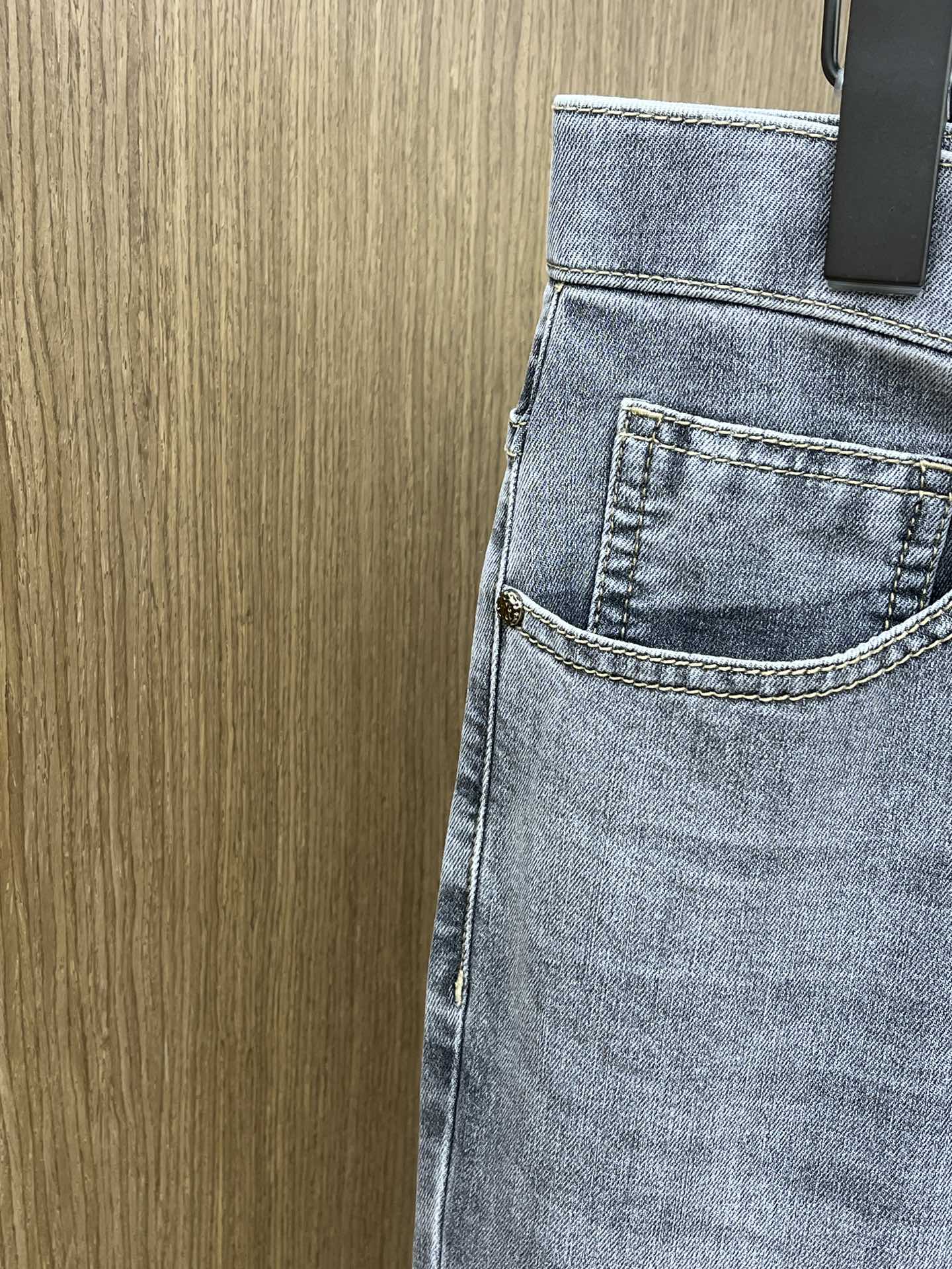  JC🔥🔥高端定制、2025早春薄款最新款休闲牛仔裤 柜台同步发售 小脚版型，进口固色面料 原版定制复刻