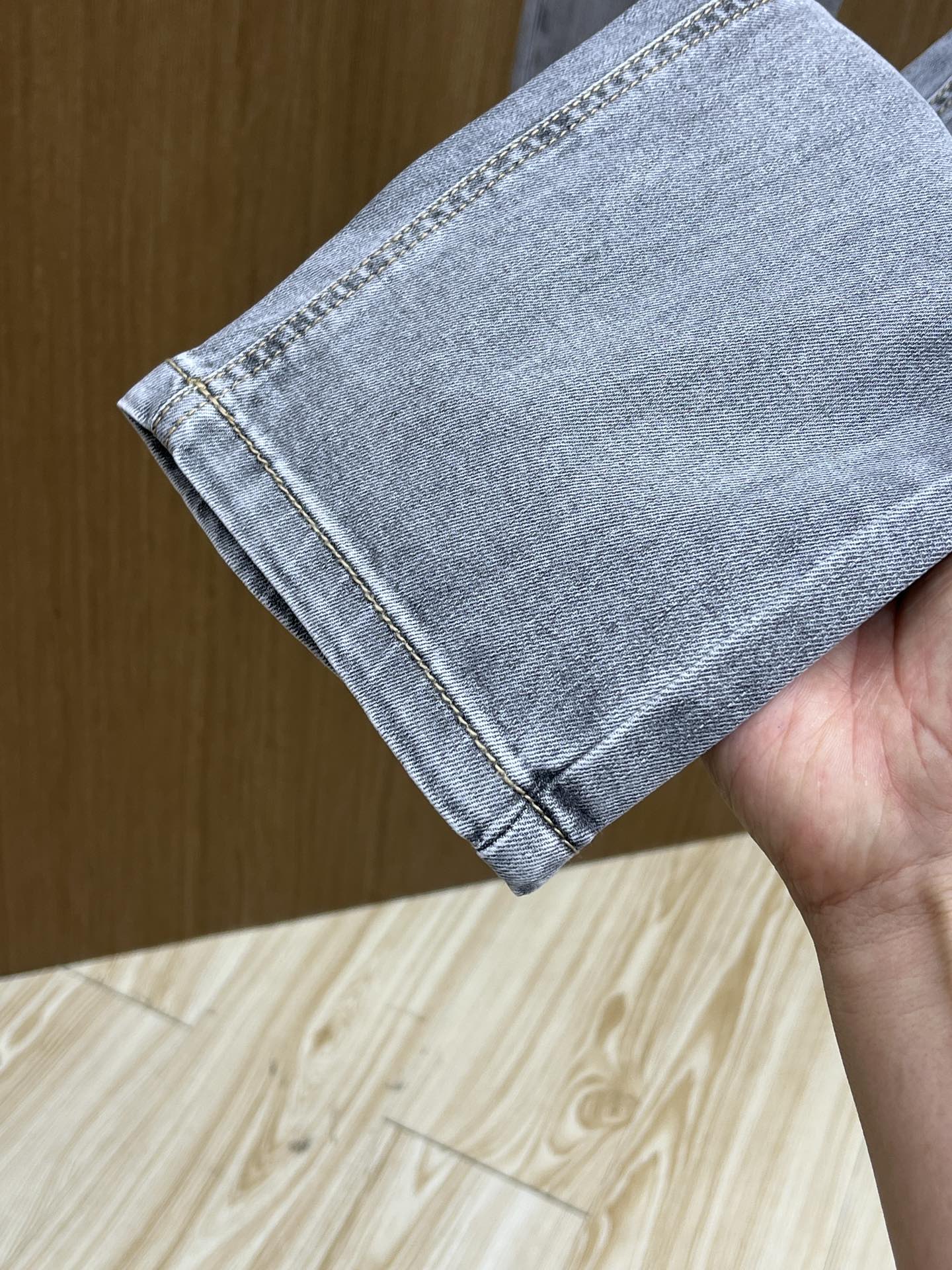  JC🔥🔥高端定制、2025早春薄款最新款休闲牛仔裤 柜台同步发售 小脚版型，进口固色面料 原版定制复刻