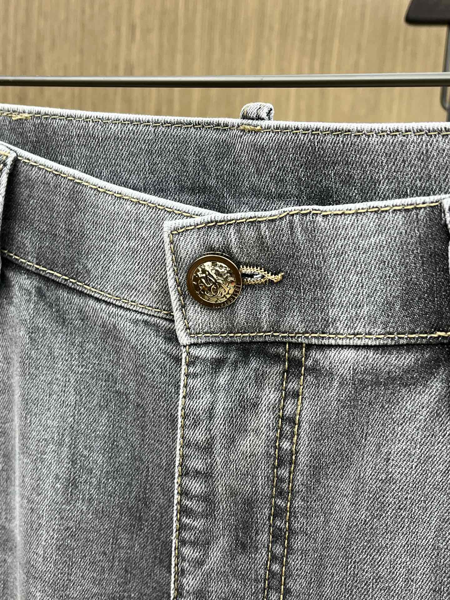  JC🔥🔥高端定制、2025早春薄款最新款休闲牛仔裤 柜台同步发售 小脚版型，进口固色面料 原版定制复刻