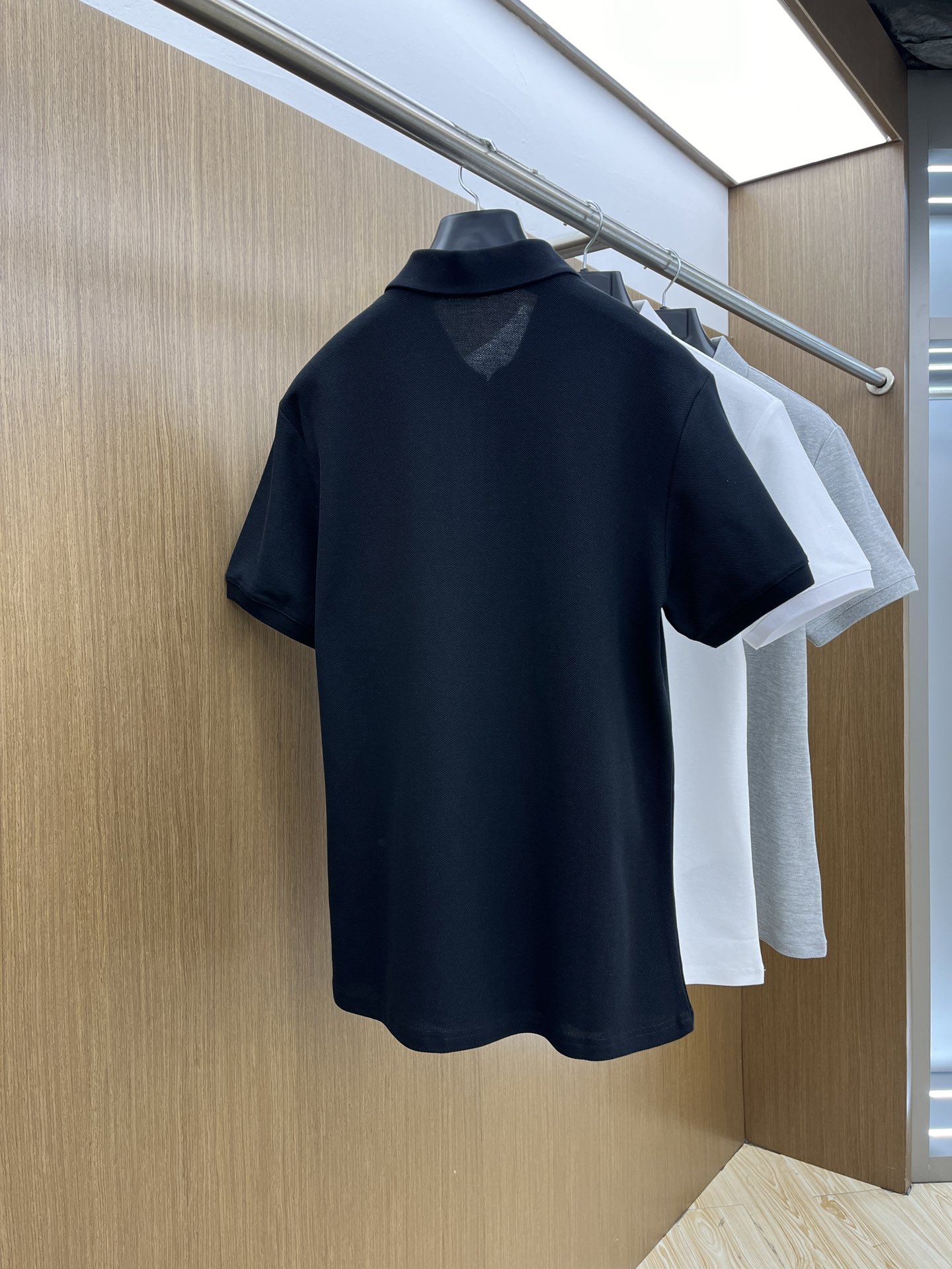  PD 🔥🔥独家定制工艺款 ,专柜同步2025ss夏季新品，男士胸前经典徽标标识商务休闲撞色领短袖Pol