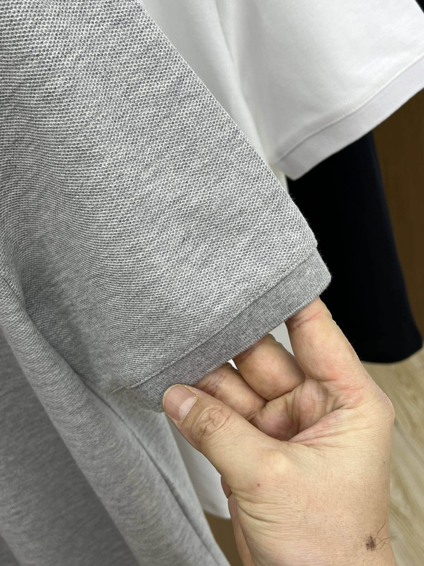  PD 🔥🔥独家定制工艺款 ,专柜同步2025ss夏季新品，男士胸前经典徽标标识商务休闲撞色领短袖Pol