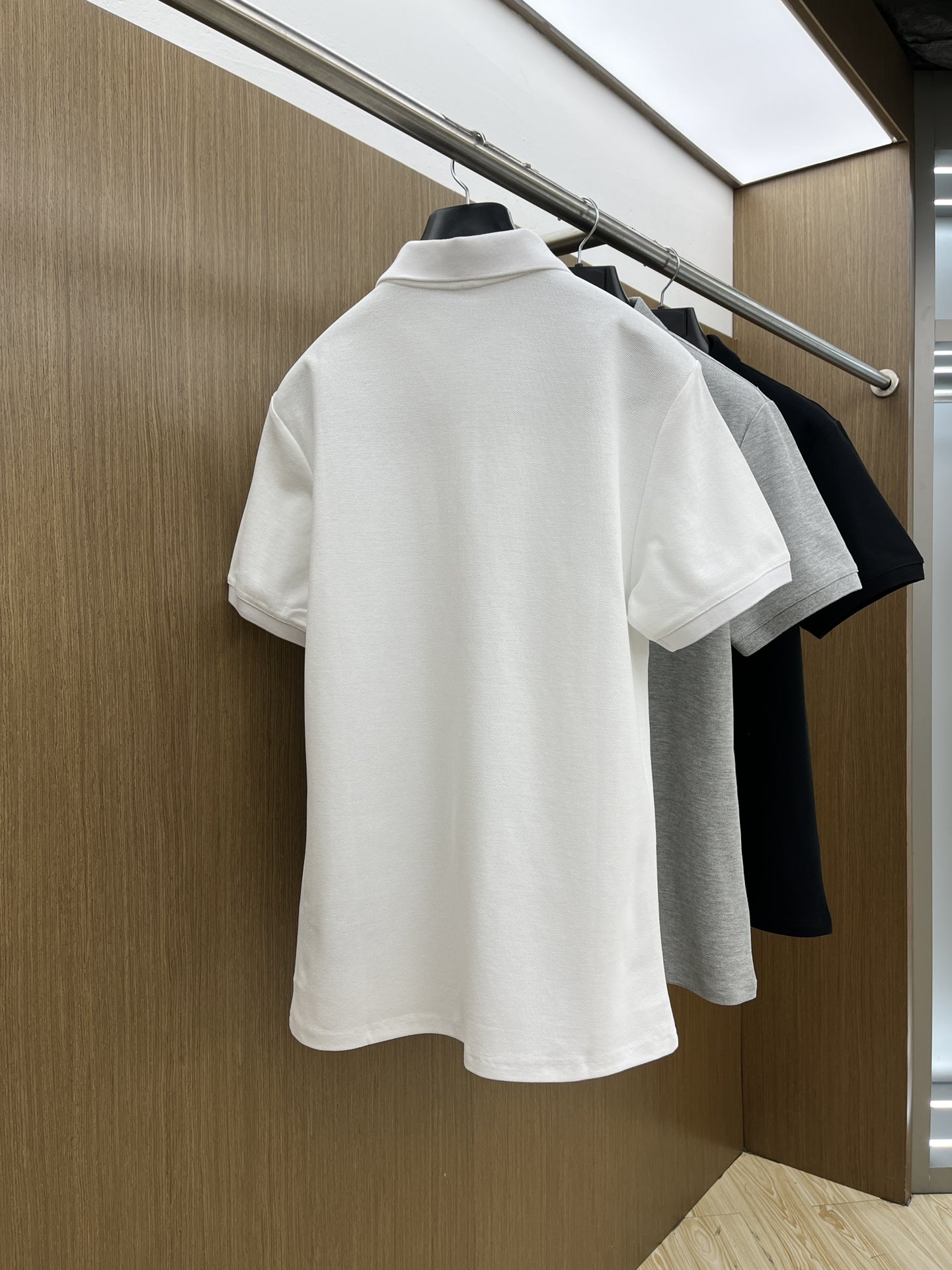  PD 🔥🔥独家定制工艺款 ,专柜同步2025ss夏季新品，男士胸前经典徽标标识商务休闲撞色领短袖Pol