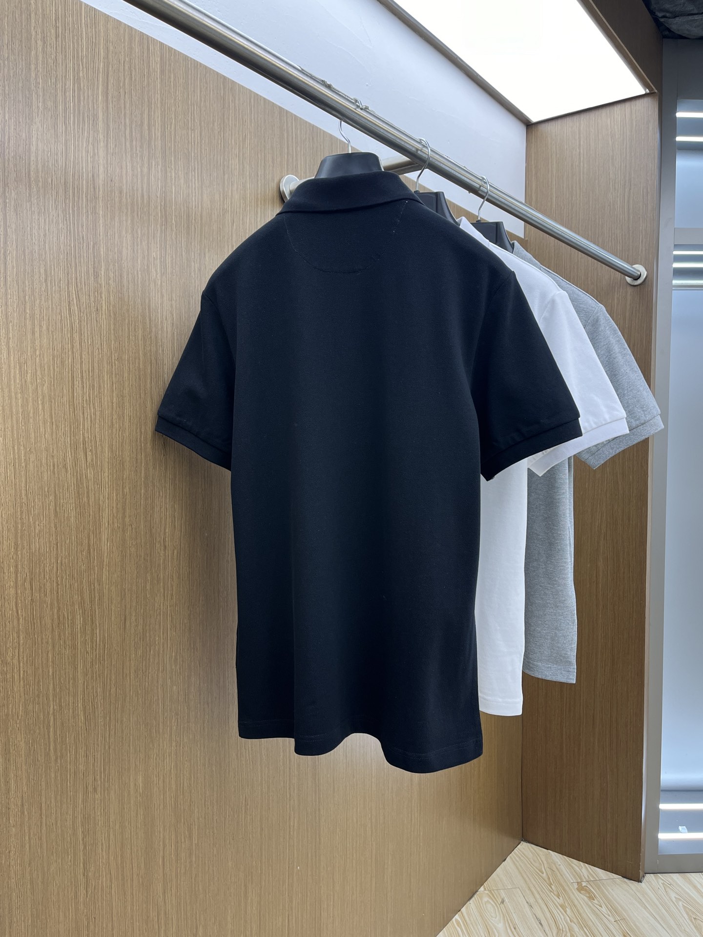  BC 🔥🔥独家定制工艺款 ,专柜同步2025ss夏季新品，男士胸前经典徽标标识商务休闲撞色领短袖Pol