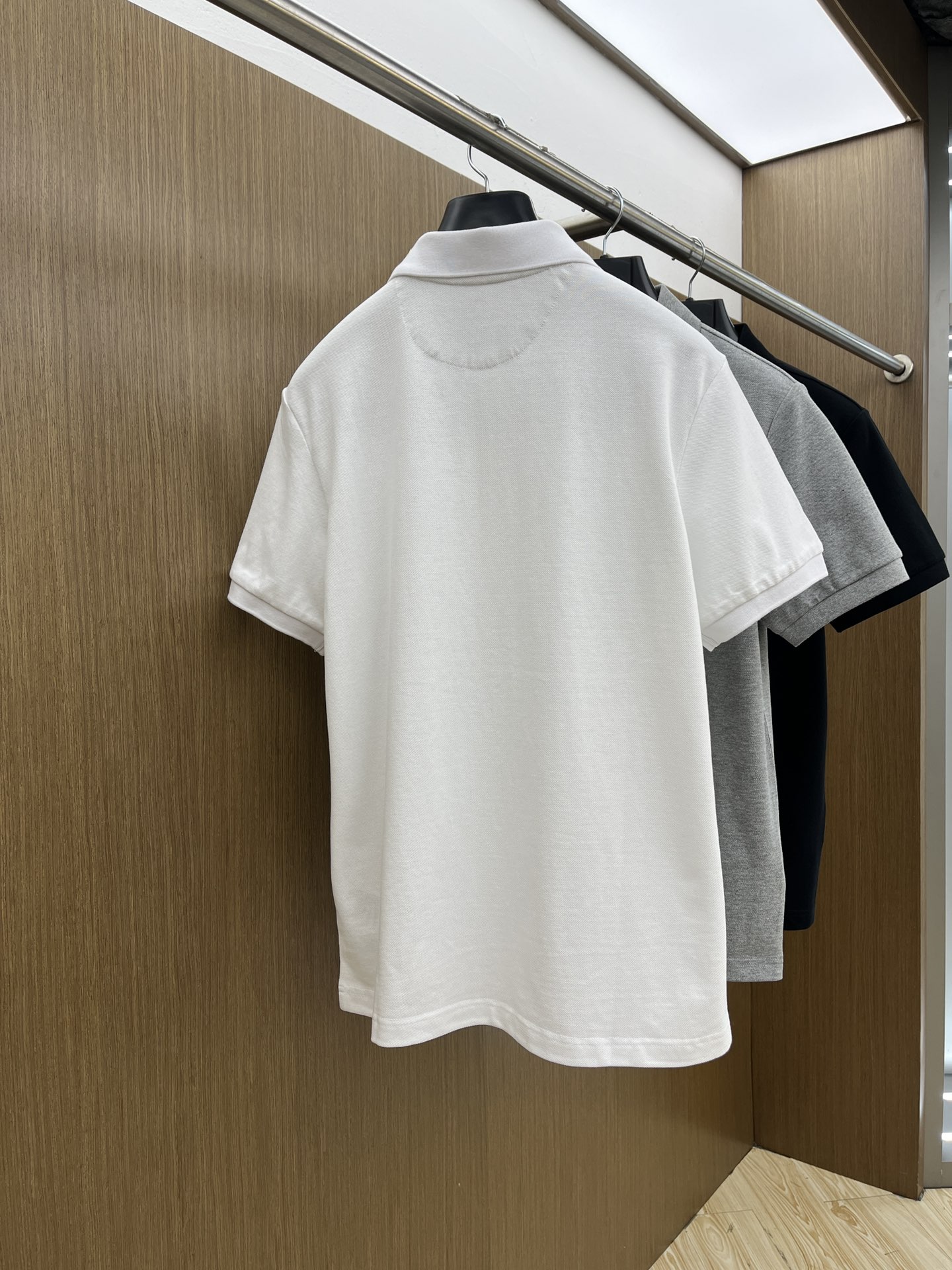  BC 🔥🔥独家定制工艺款 ,专柜同步2025ss夏季新品，男士胸前经典徽标标识商务休闲撞色领短袖Pol