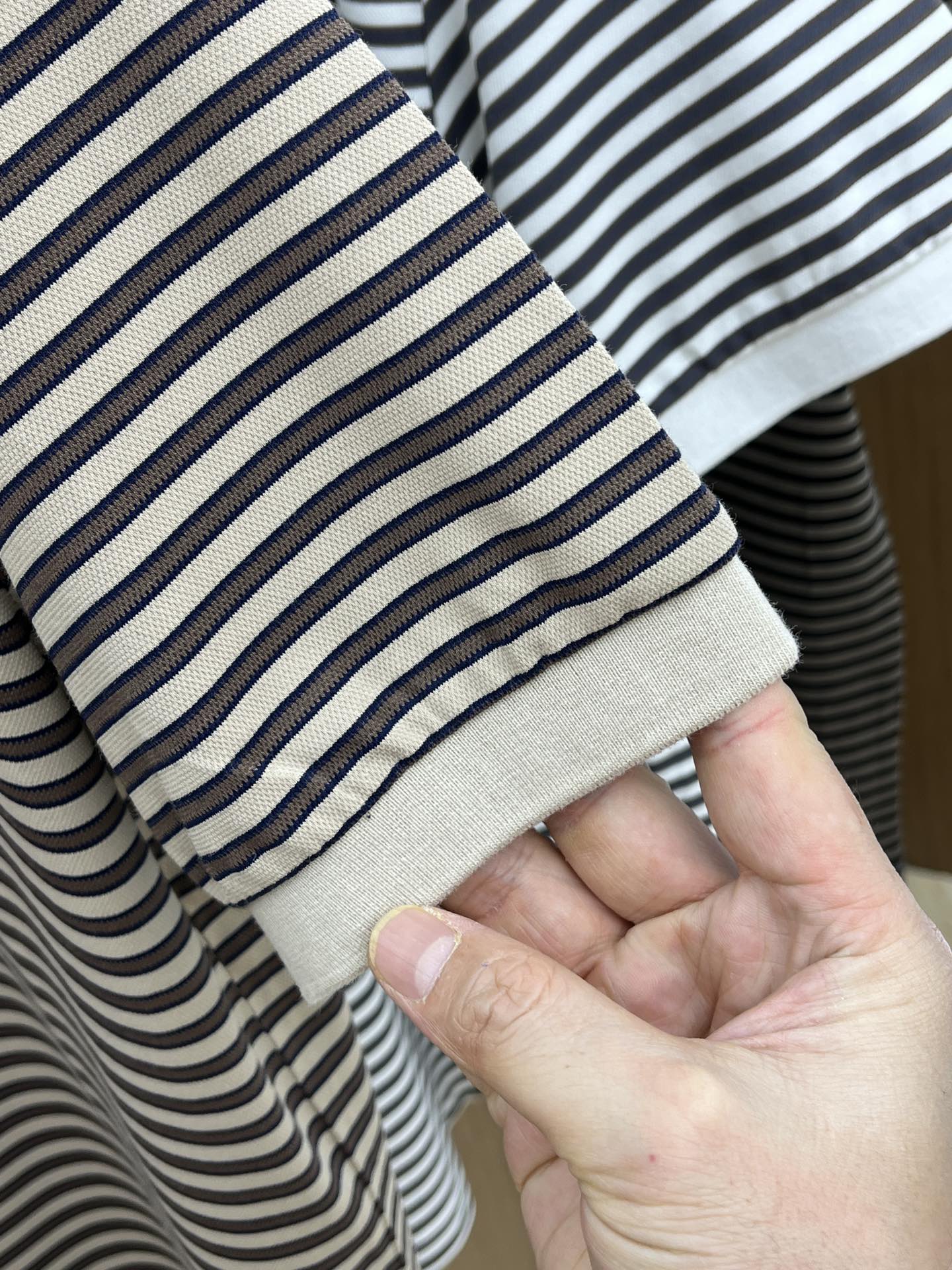  lP🆕🔥🔥独家定制工艺款 ,专柜同步2025ss夏季新品，男士胸前经典徽标标识商务休闲撞色领短袖Pol