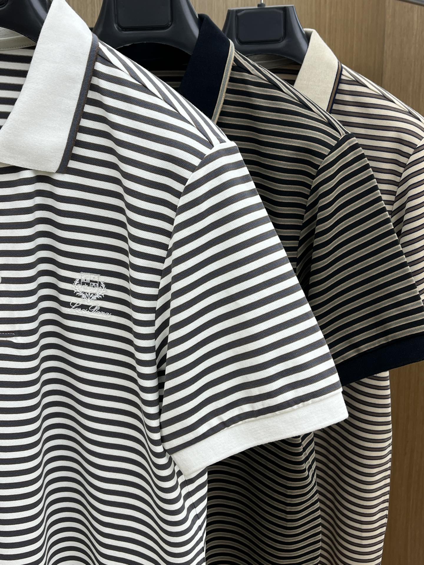  lP🆕🔥🔥独家定制工艺款 ,专柜同步2025ss夏季新品，男士胸前经典徽标标识商务休闲撞色领短袖Pol