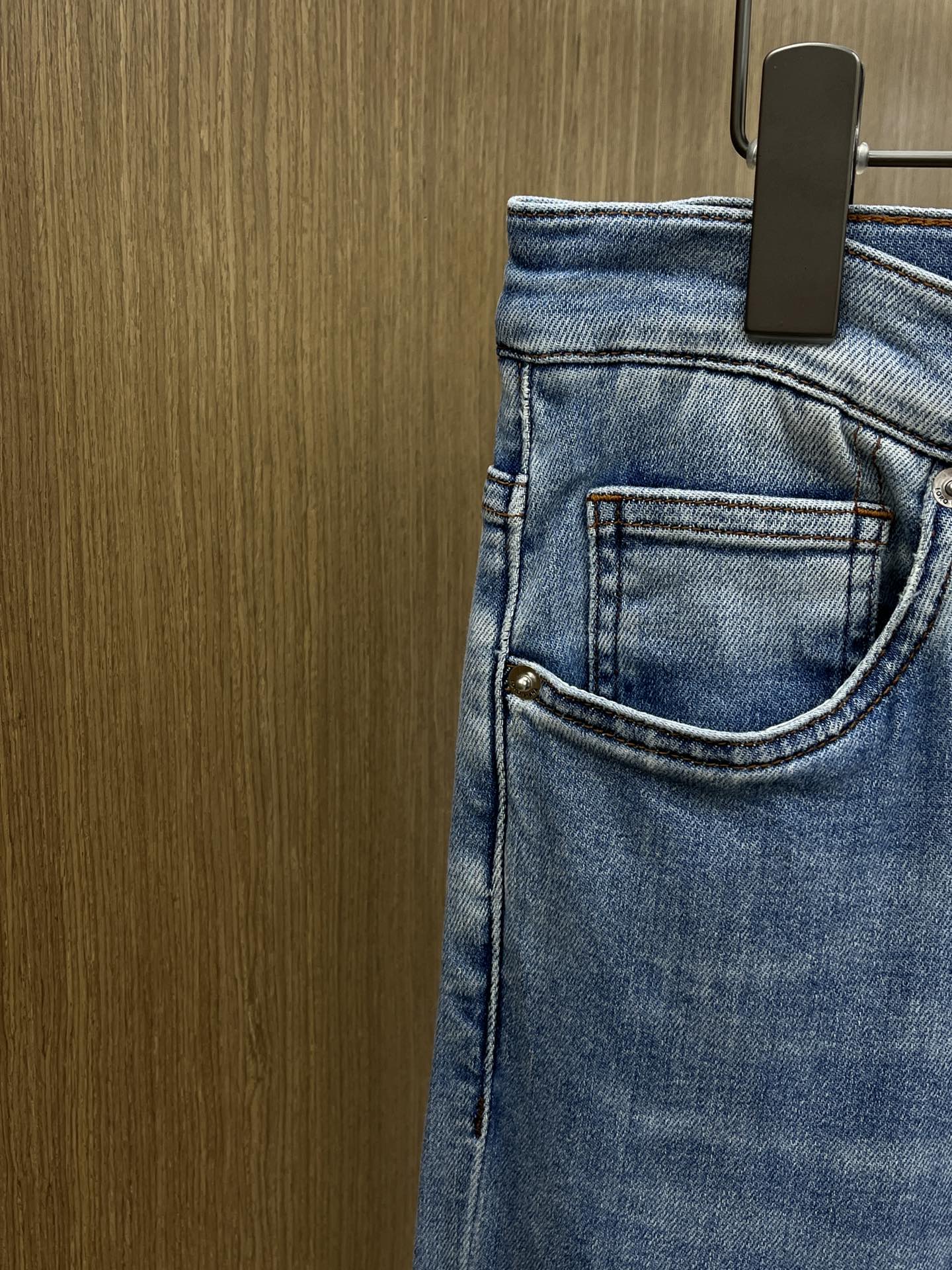 High-End Custom Quality 25SS Original Mono-Jean Pants with Imported Cowboy Fabric - 图片 5
