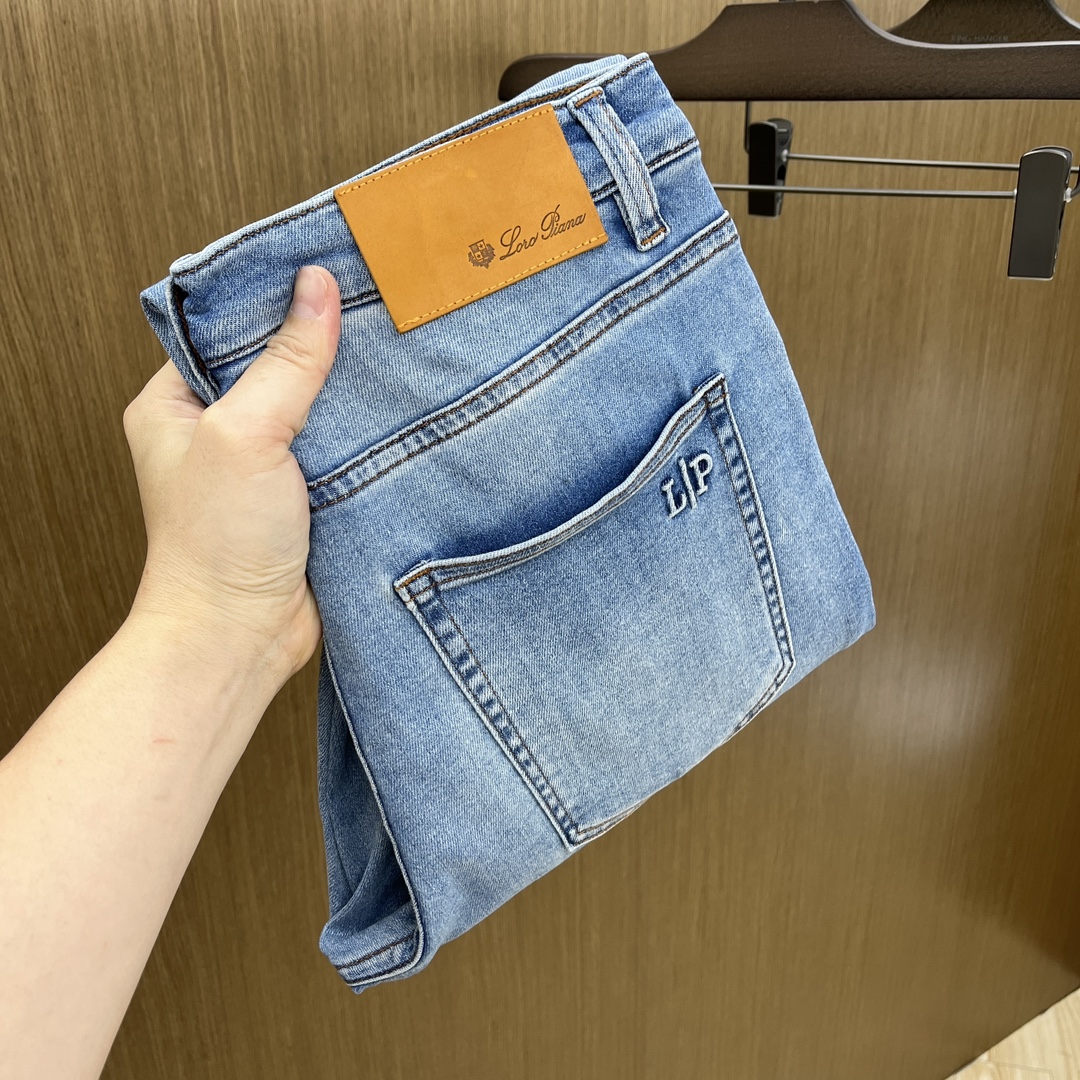 High-End Custom Quality 25SS Original Mono-Jean Pants with Imported Cowboy Fabric - 图片 1