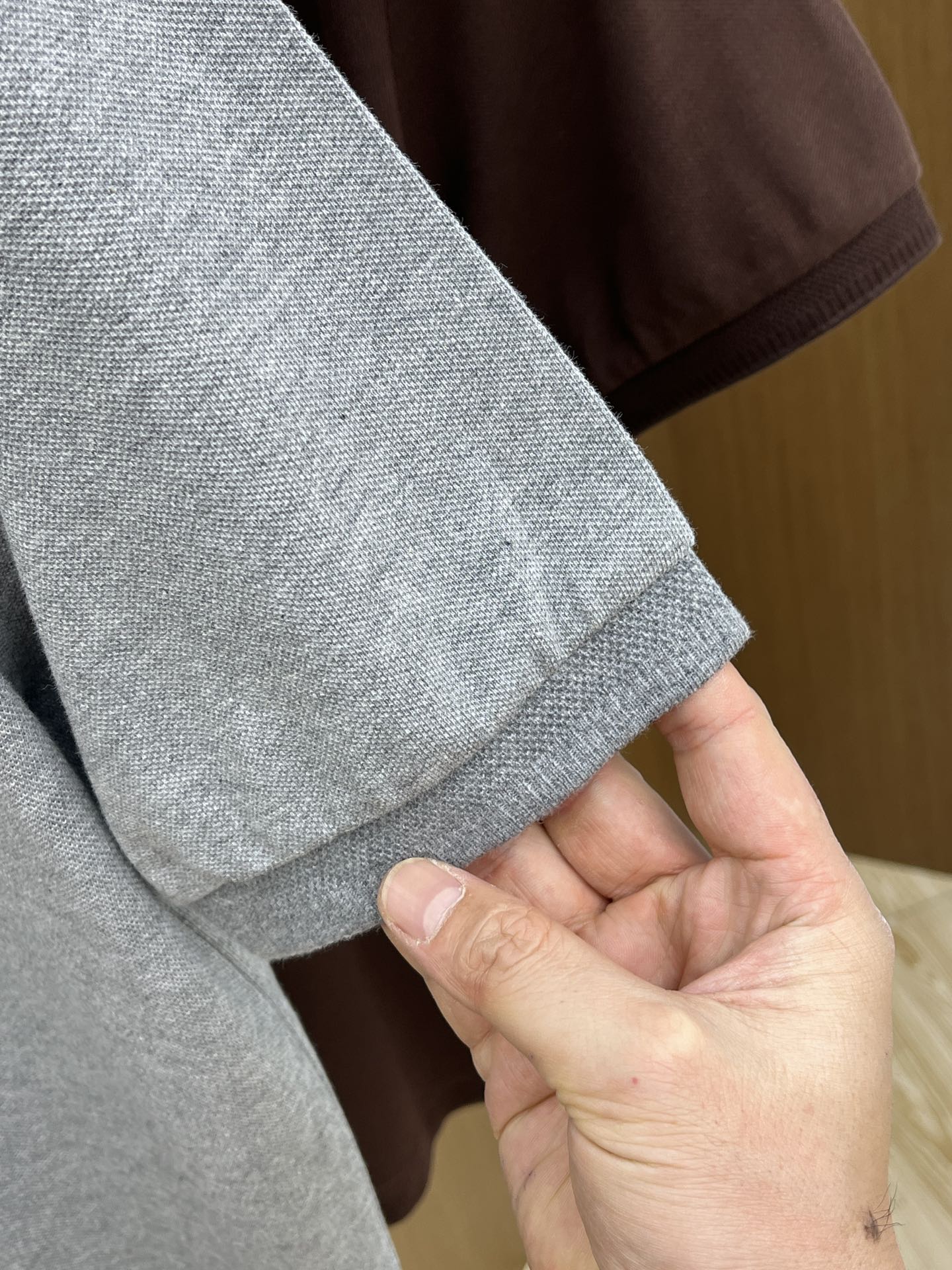  lP🆕🔥🔥独家定制工艺款 ,专柜同步2025ss夏季新品，男士胸前经典徽标标识商务休闲撞色领短袖Pol