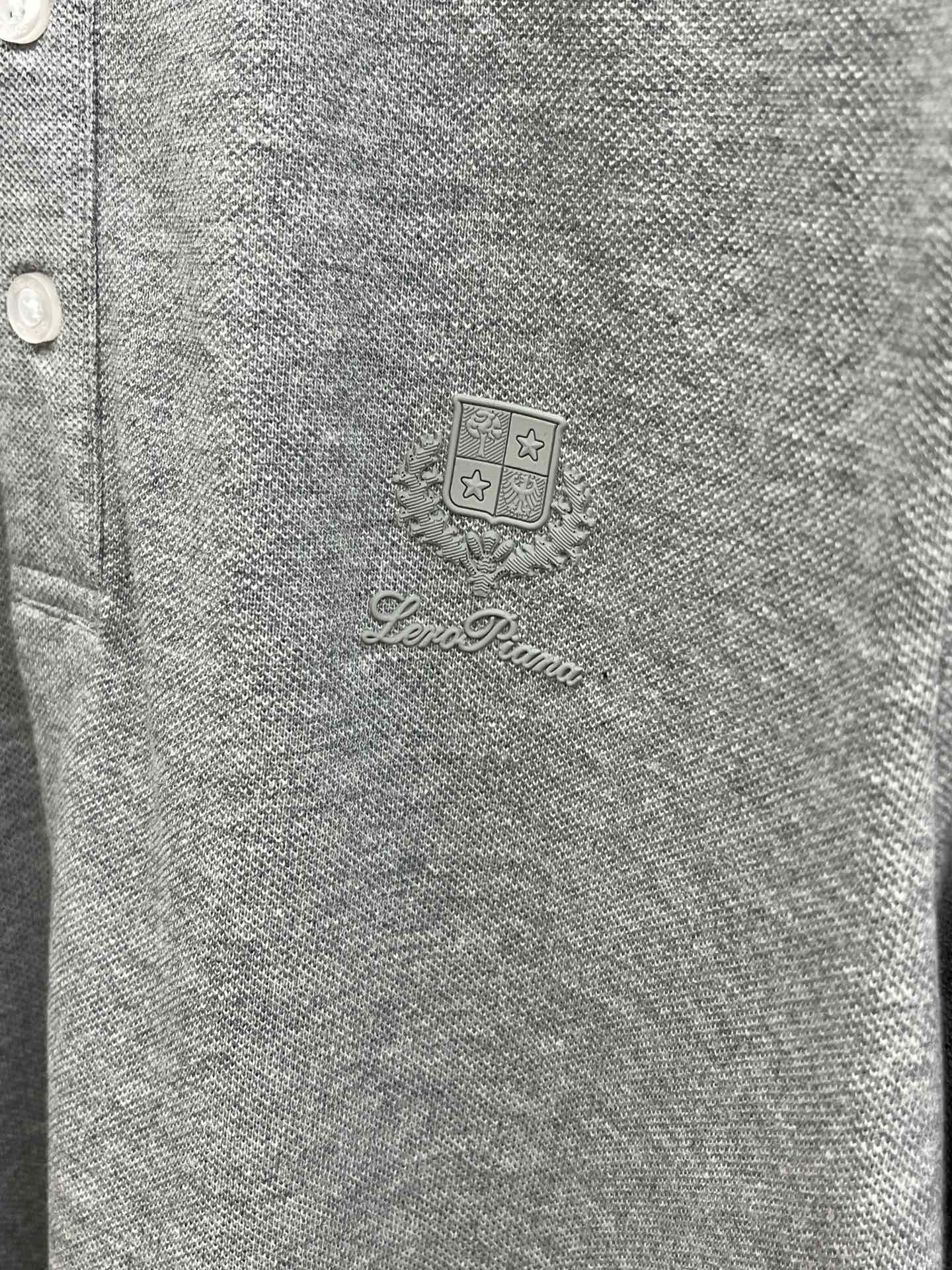  lP🆕🔥🔥独家定制工艺款 ,专柜同步2025ss夏季新品，男士胸前经典徽标标识商务休闲撞色领短袖Pol