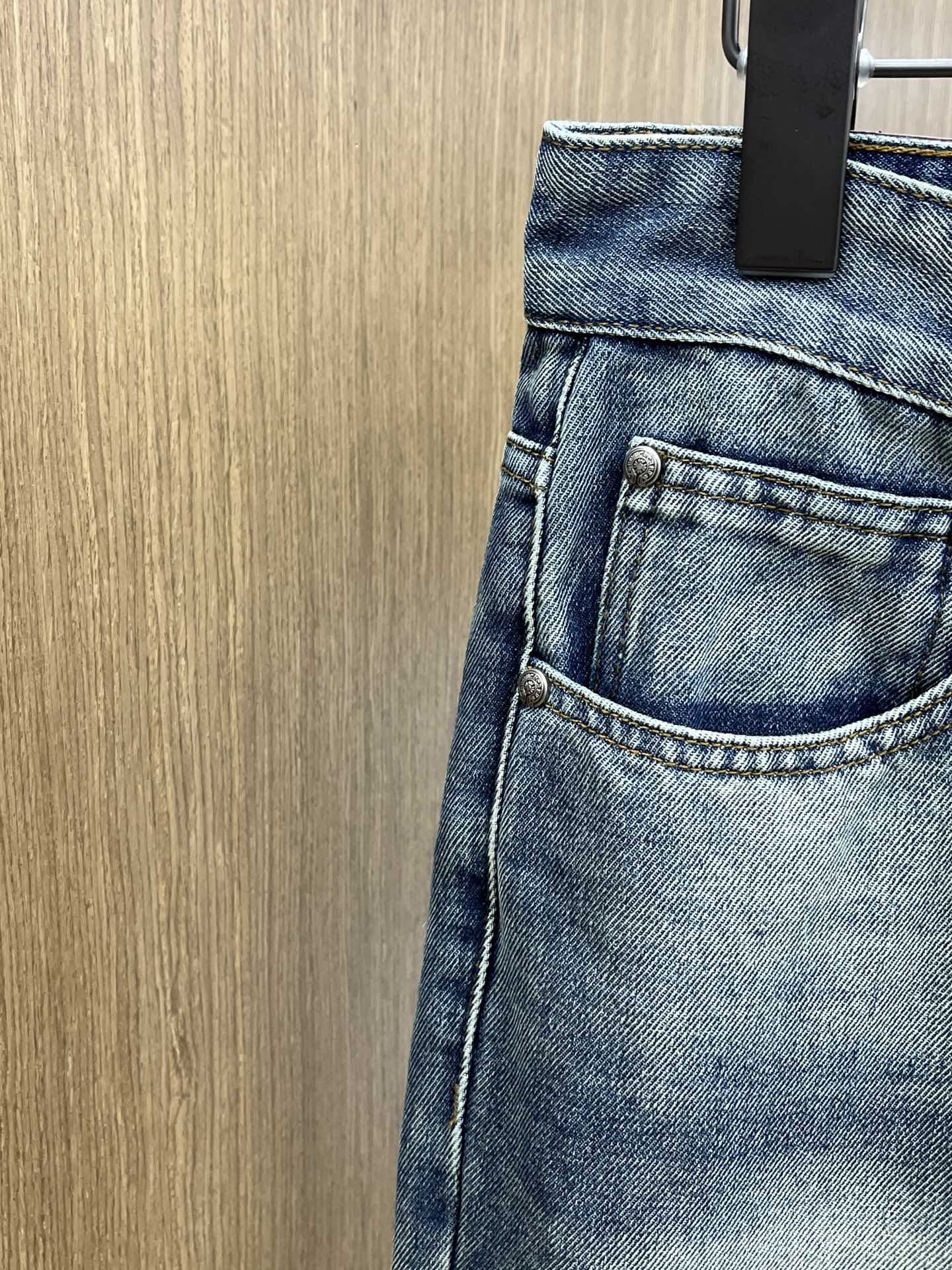 调价 新款 Ch 🔥🔥高端定制、2025早春最新款牛仔裤 柜台同步发售 原版定制复刻 客供五金辅料 原单