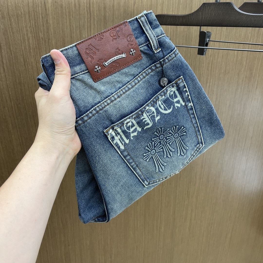 NO:148368,New Ch high-end customization, the latest jeans in early spring 2025 are released simultaneously on the counter. Original customization replicas. Customer-supplied hardware and accessories. Original quality. Imported denim fabric heavy-duty washing. Boutique leather brands. Fine workmanship and excellent upper body!  FMZ preferred single product number 30-38 no 35.37, jeans, alexander wang19860909新款 Ch 高端定制、2025早春最新款牛仔裤 柜台同步发售 原版定制复刻 客供五金辅料 原单品质 进口牛仔面料重工洗水 精品皮牌 做工走线精细 上身绝佳！fmz优选单品 码数30-38无35.37,,jeans,alexander wang,Men's clothing