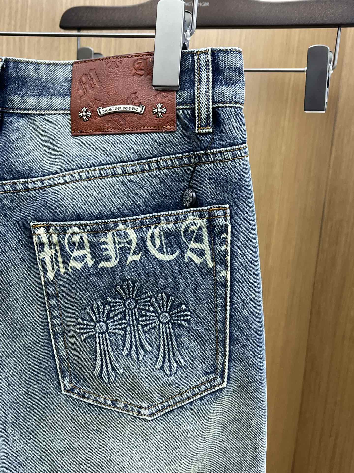 调价 新款 Ch 🔥🔥高端定制、2025早春最新款牛仔裤 柜台同步发售 原版定制复刻 客供五金辅料 原单