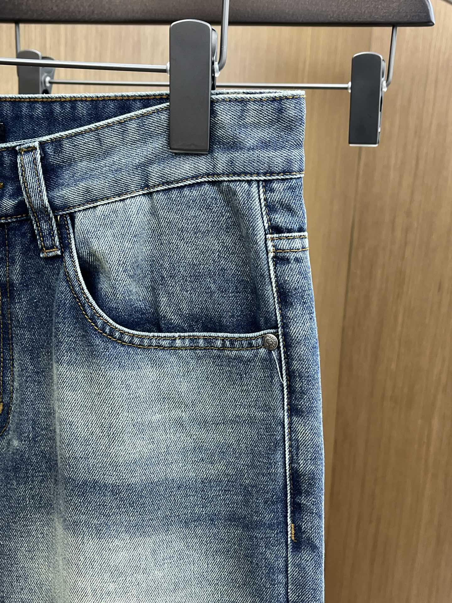 调价 新款 Ch 🔥🔥高端定制、2025早春最新款牛仔裤 柜台同步发售 原版定制复刻 客供五金辅料 原单