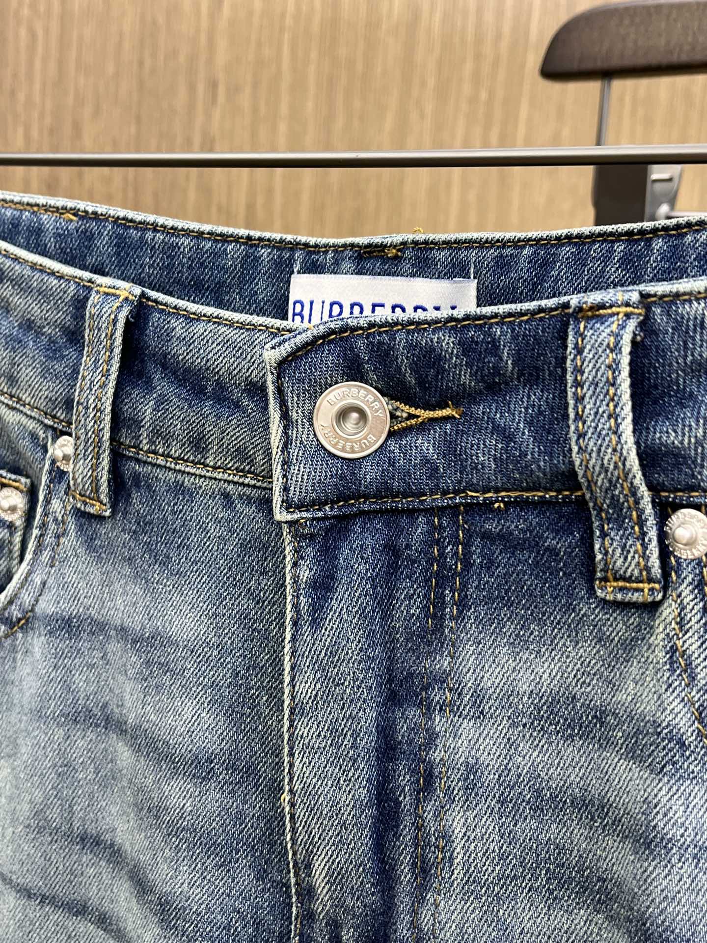 新款  BBR 🔥🔥高端定制品质 25SS春夏最新款原单牛仔裤 柜台同步发售 原版定制复刻 客供五金辅料