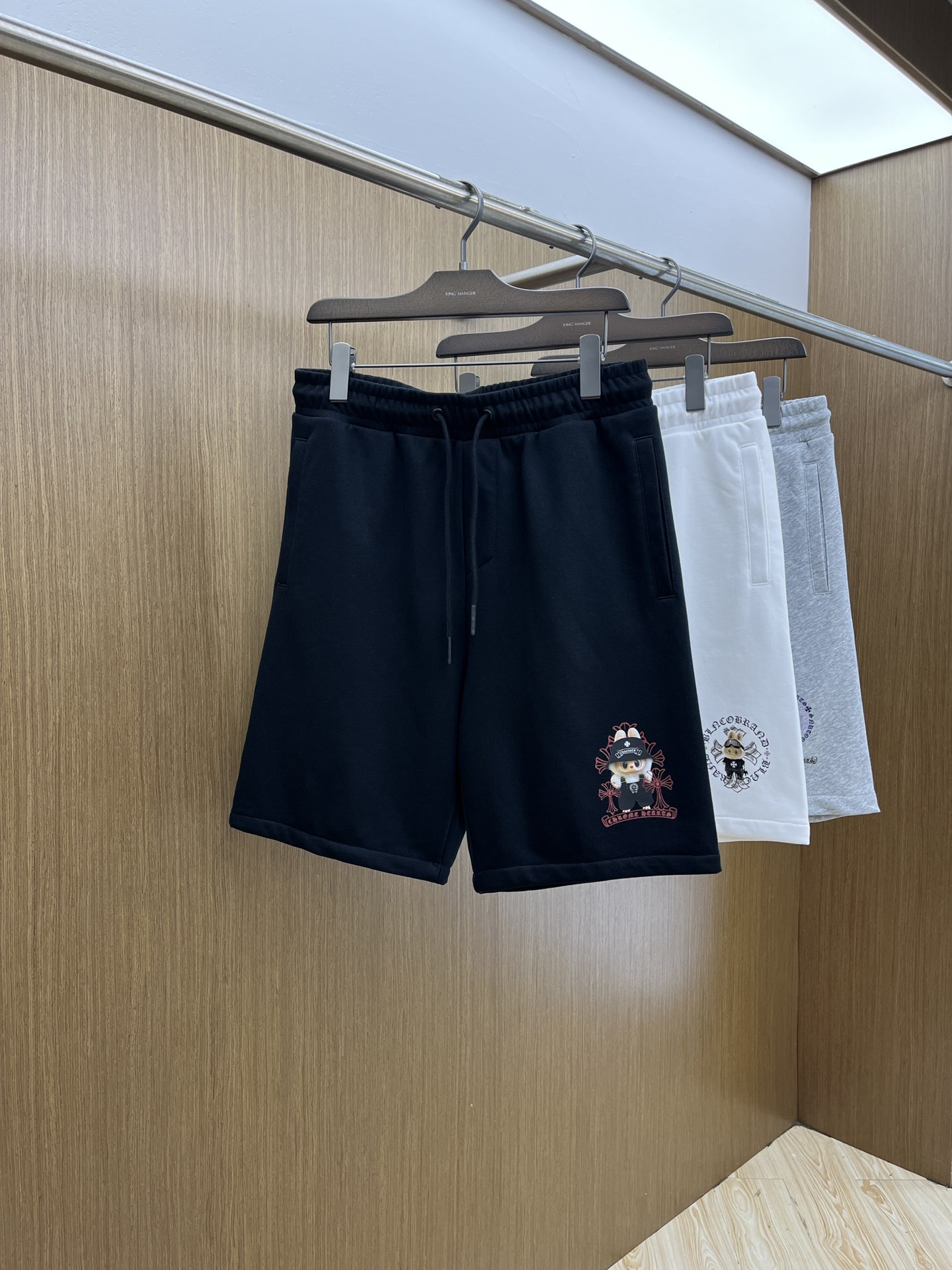 “New Summer Men’s Leisure Shorts by P528CH: Custom Fabric, Comfortable, Stylish Design” - 图片 1