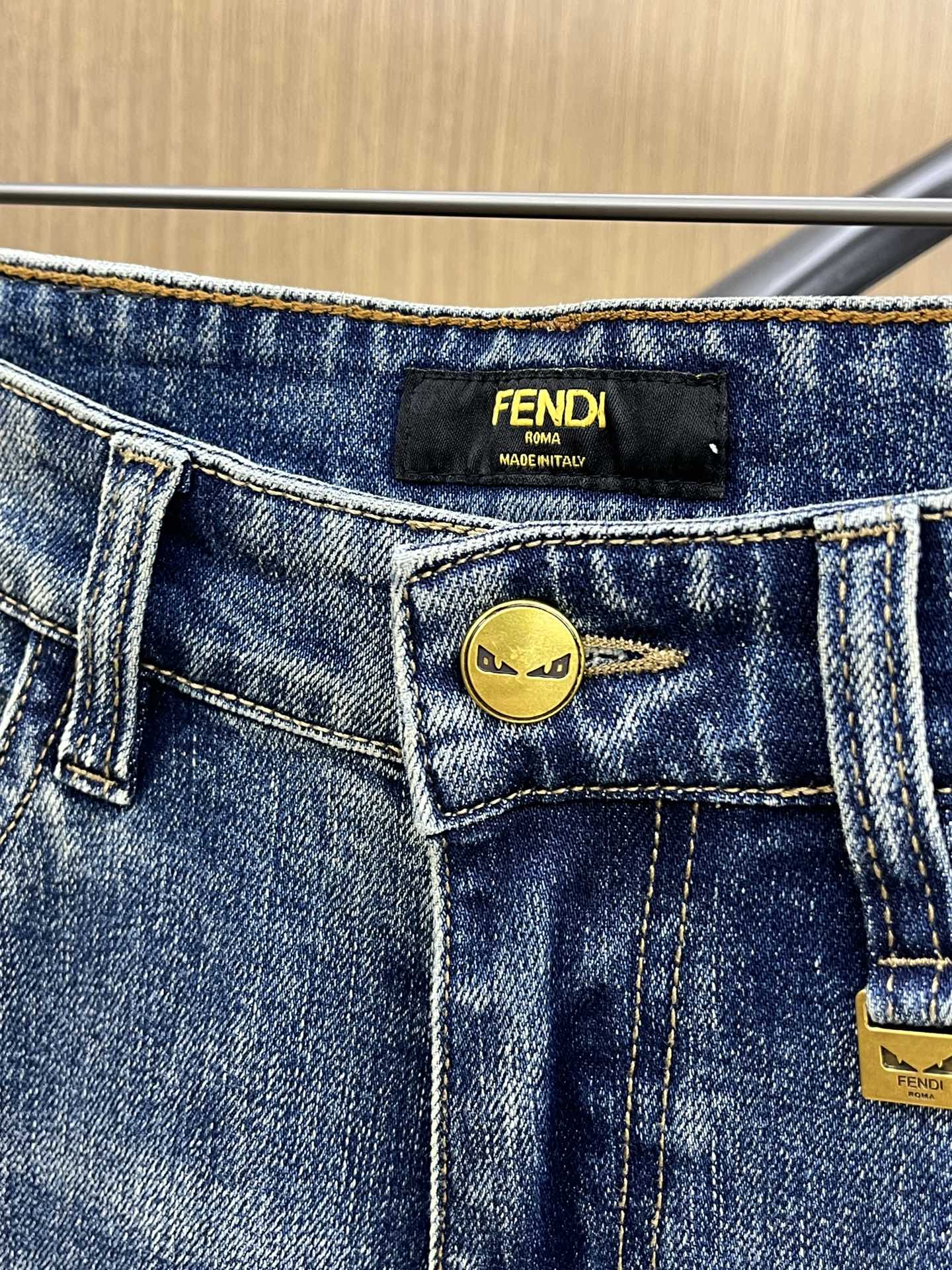 新品 FD 🔥🔥高端定制、2025早春最新款牛仔裤 柜台同步发售 原版定制复刻 客供五金辅料 原单品质 