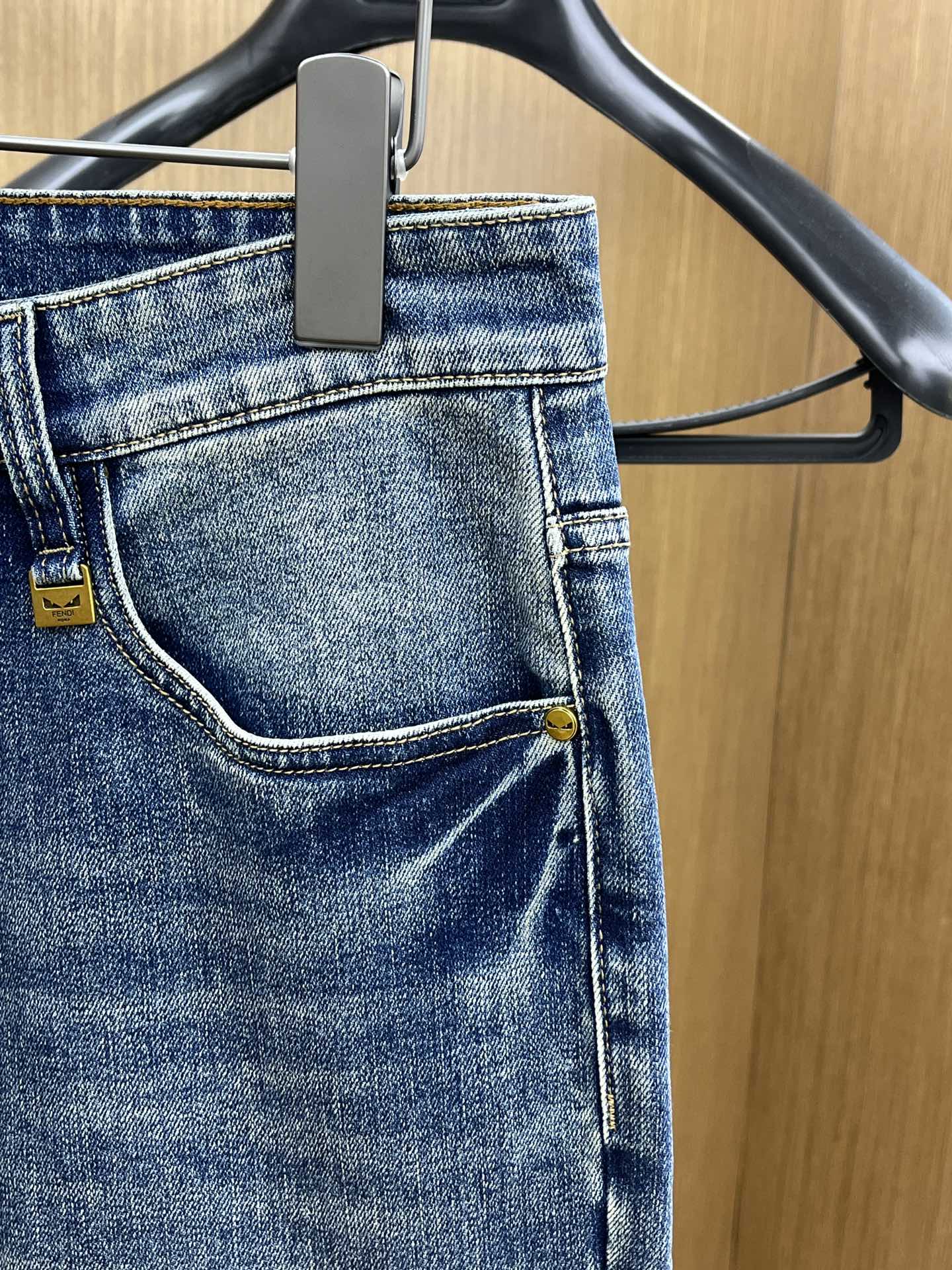 新品 FD 🔥🔥高端定制、2025早春最新款牛仔裤 柜台同步发售 原版定制复刻 客供五金辅料 原单品质 