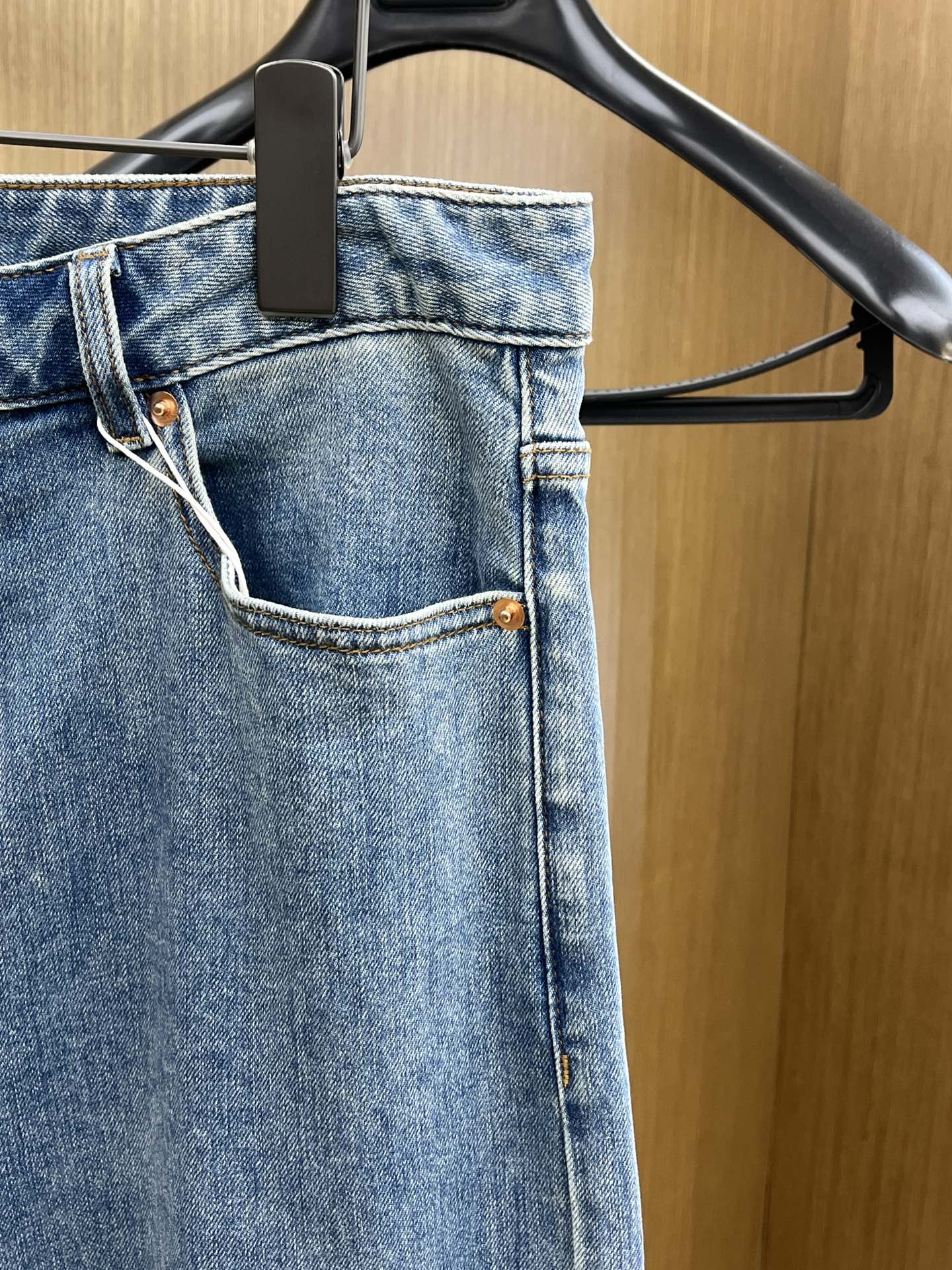 新款 调价 Guc 🔥🔥高端定制品质 25SS春夏最新款原单阔版牛仔裤 柜台同步发售 原版定制复刻 客供